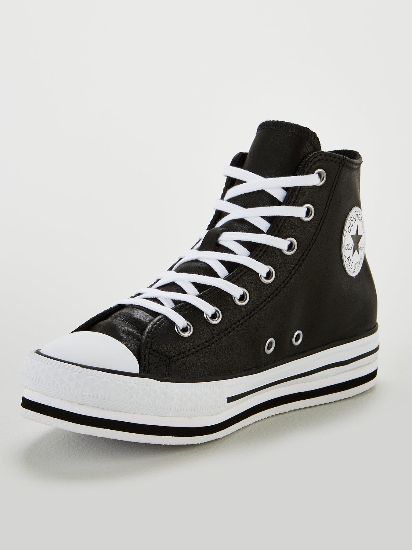 converse all star chuck taylor platform black