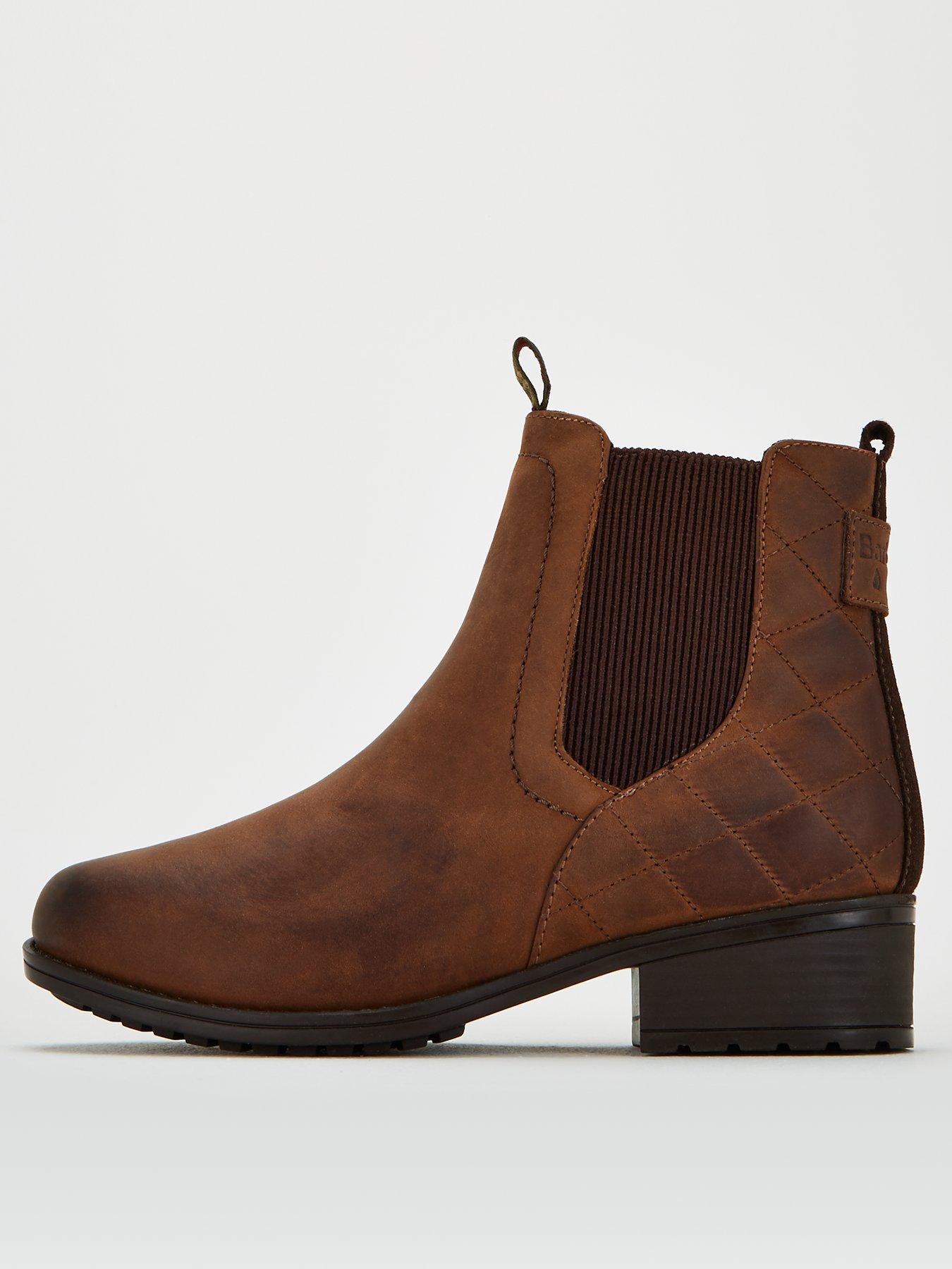 barbour rimini chelsea boot dark brown