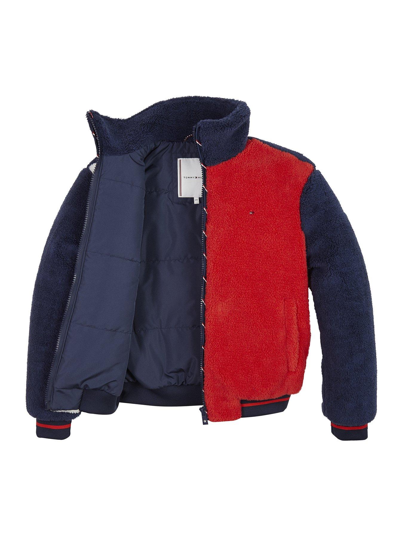 tommy jeans teddy bomber jacket