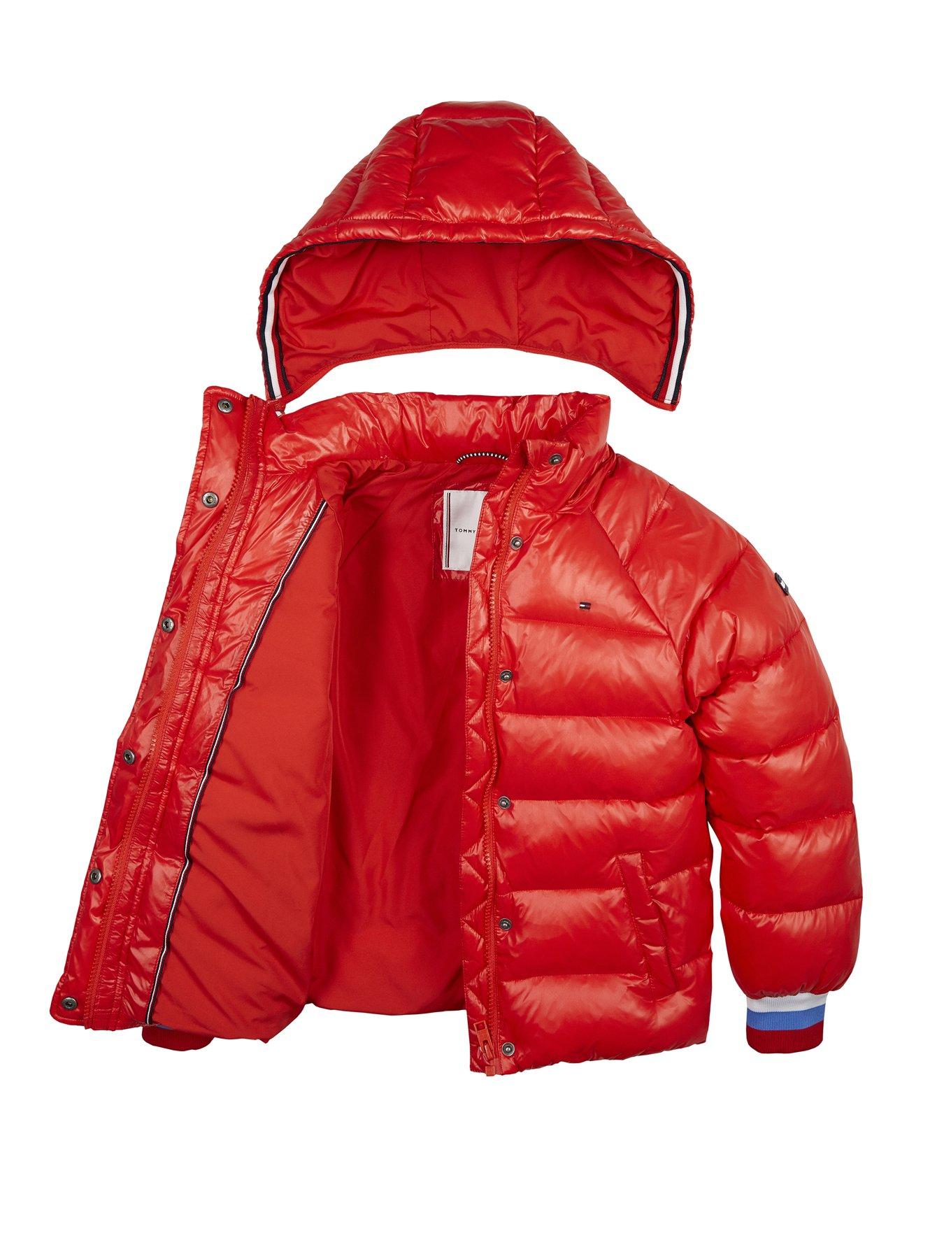 tommy hilfiger high gloss coat