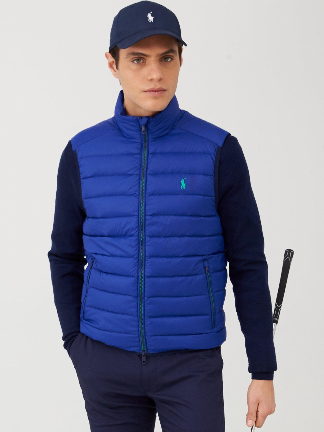 ralph lauren blue gilet