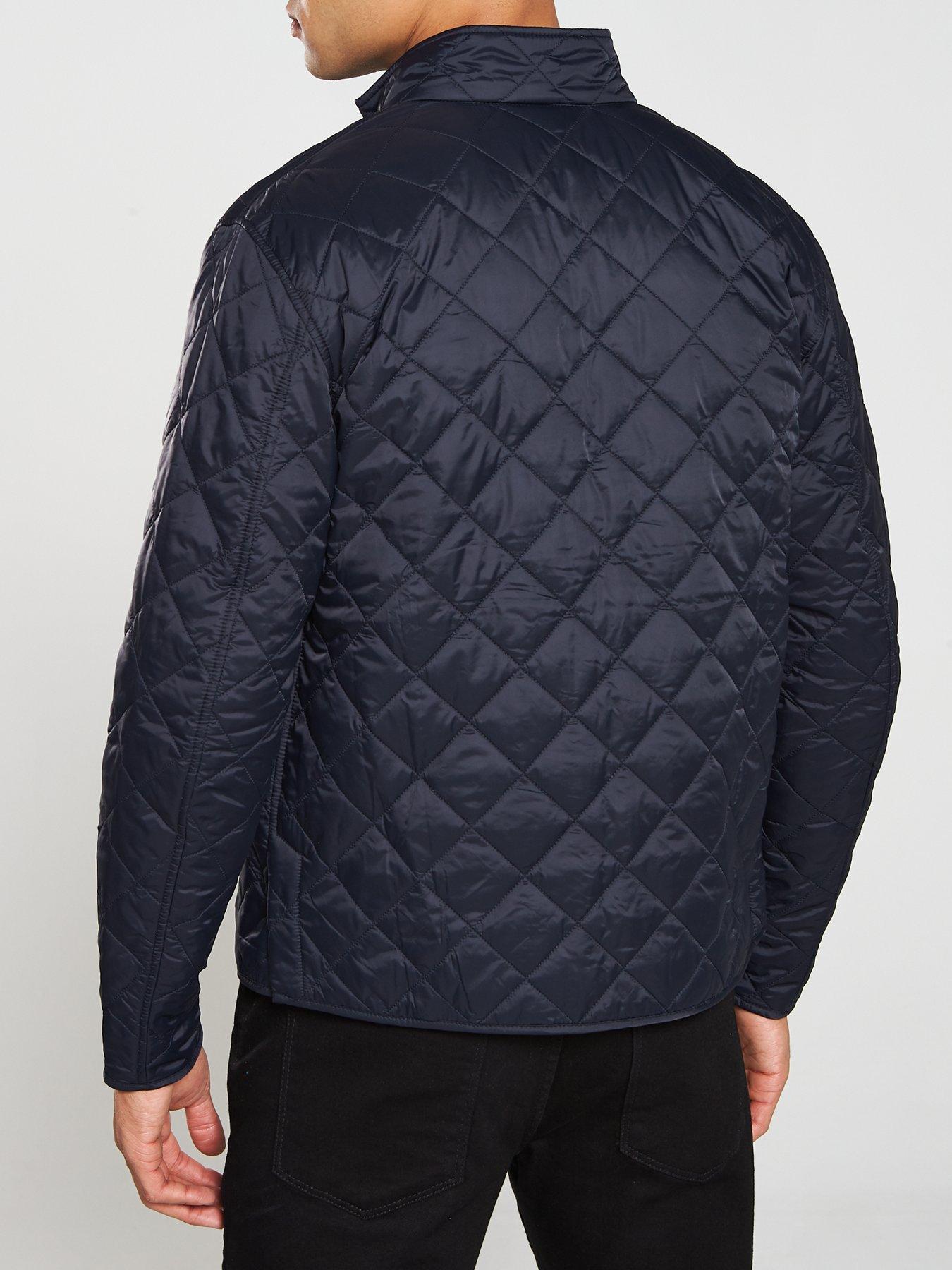 men's barbour international gear quilted jacket