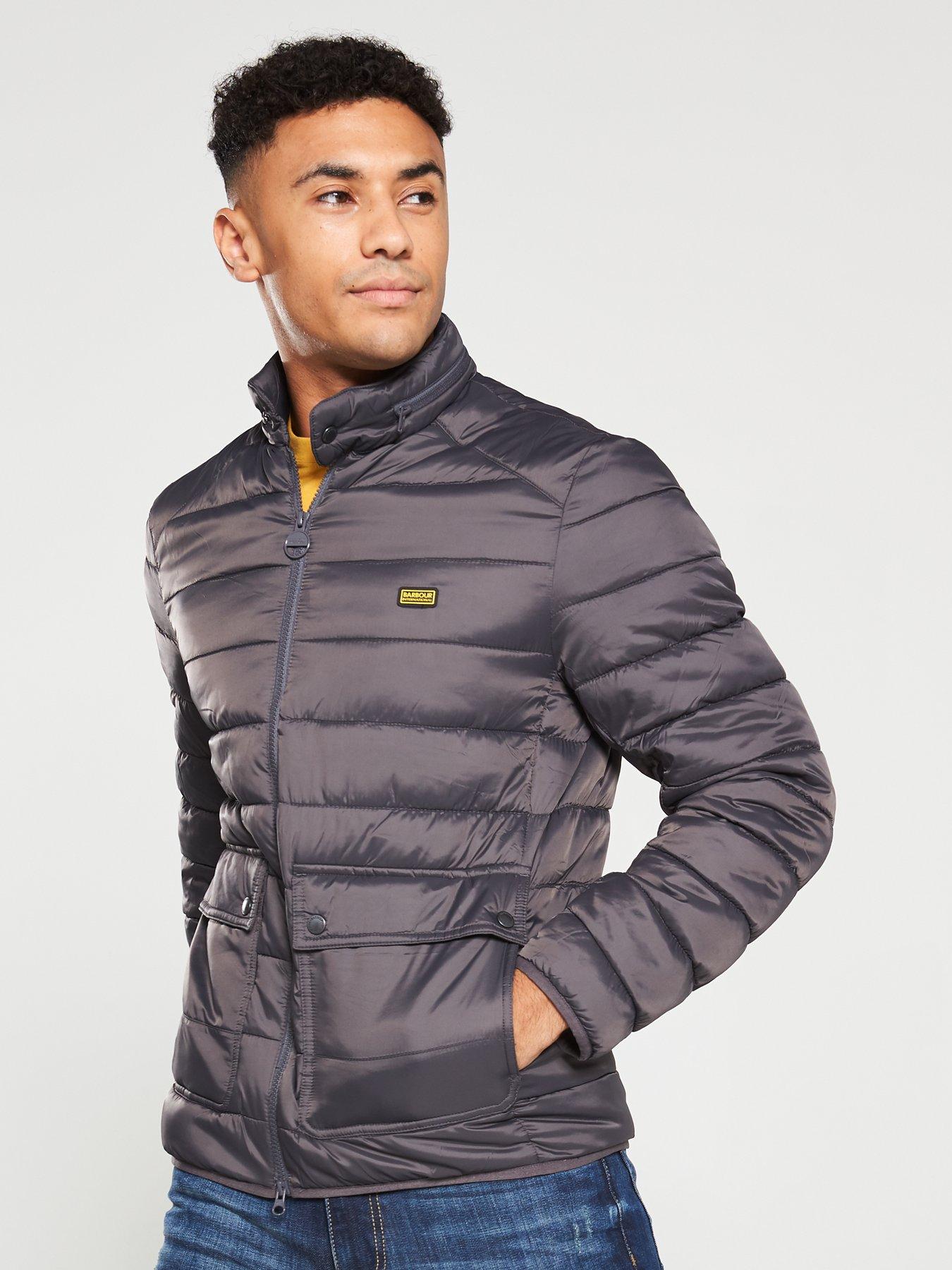 mens barbour international padded jacket