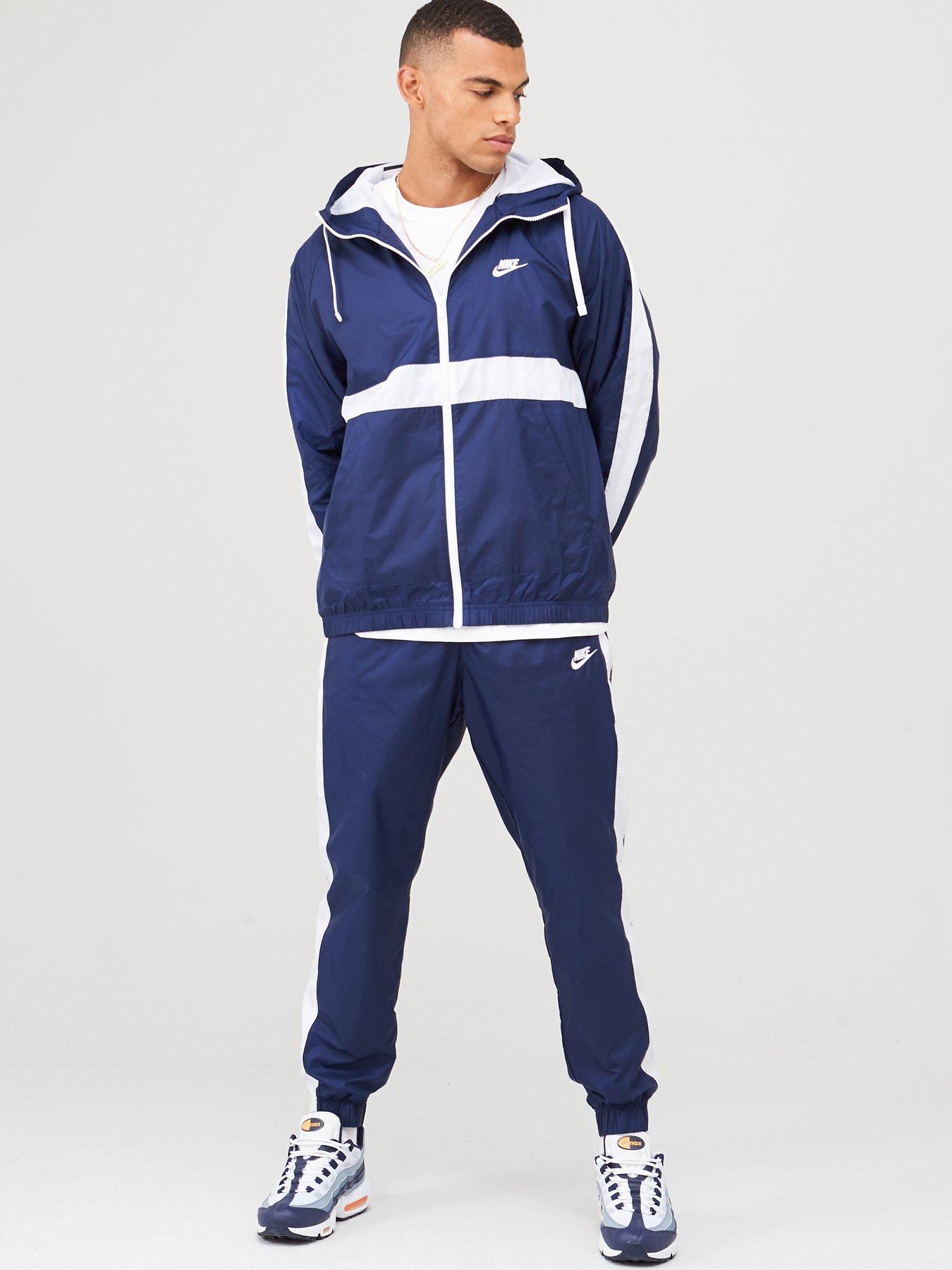 nike woven hooded tracksuit