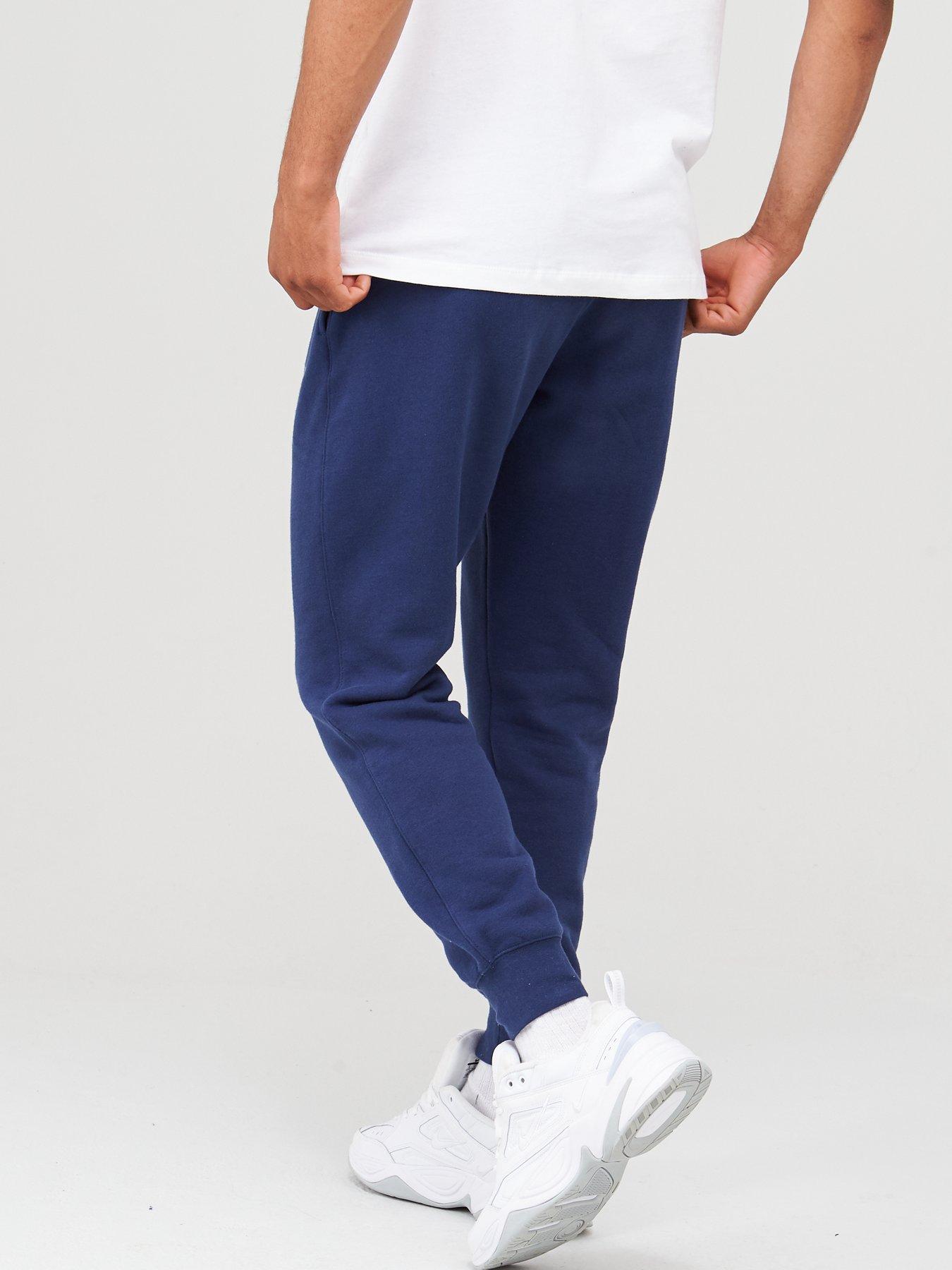 nike navy cuffed joggers