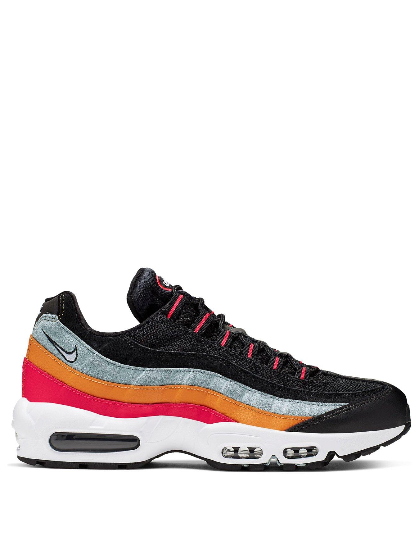 nike 95 black and orange