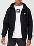 nike-sportswear-club-fleece-full-zip-hoodie-blackfront