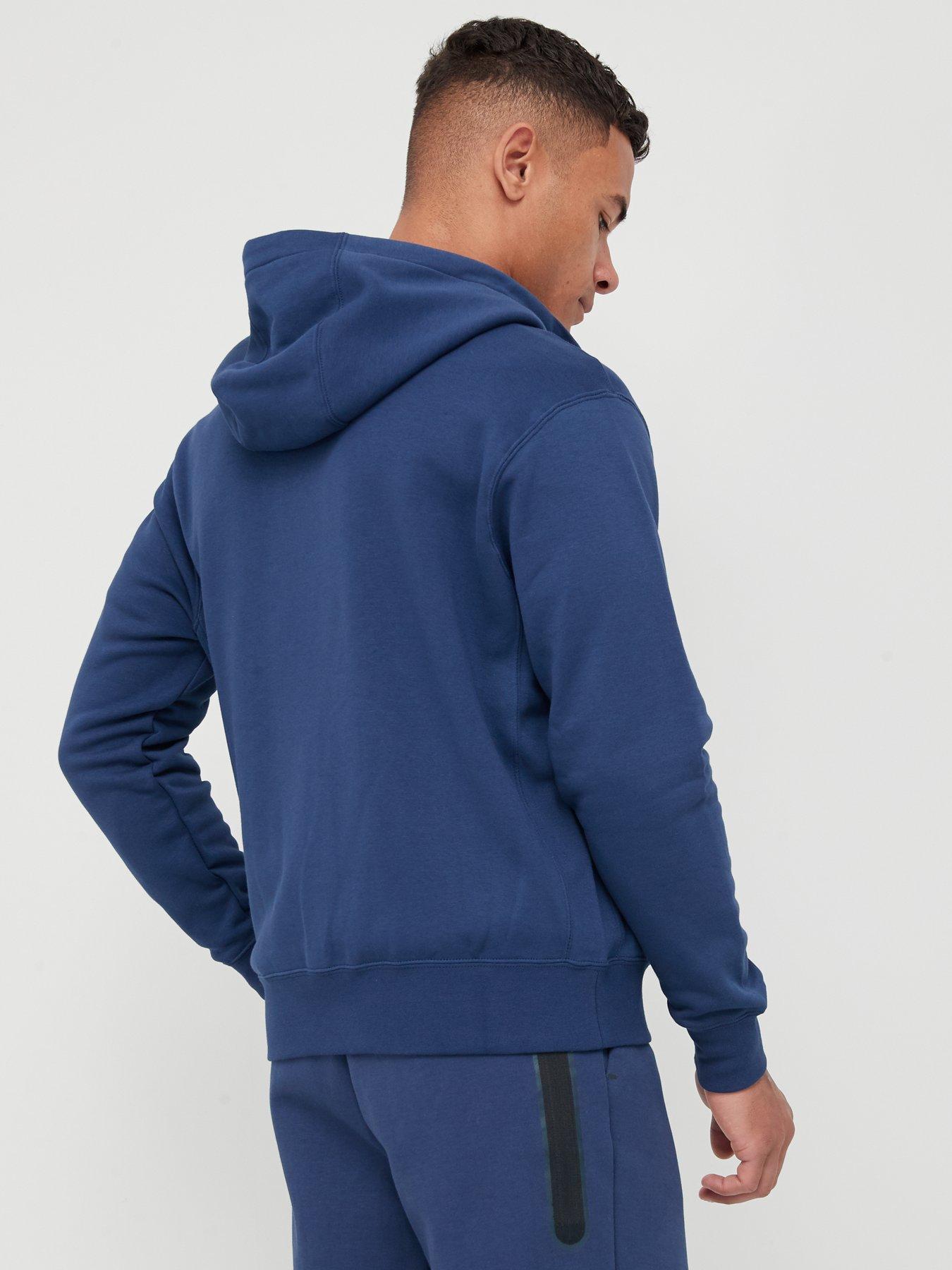 nike full zip hoodie navy