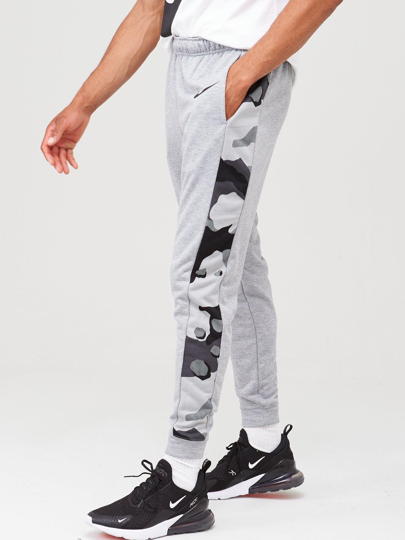 nike dry camo tapered training joggers