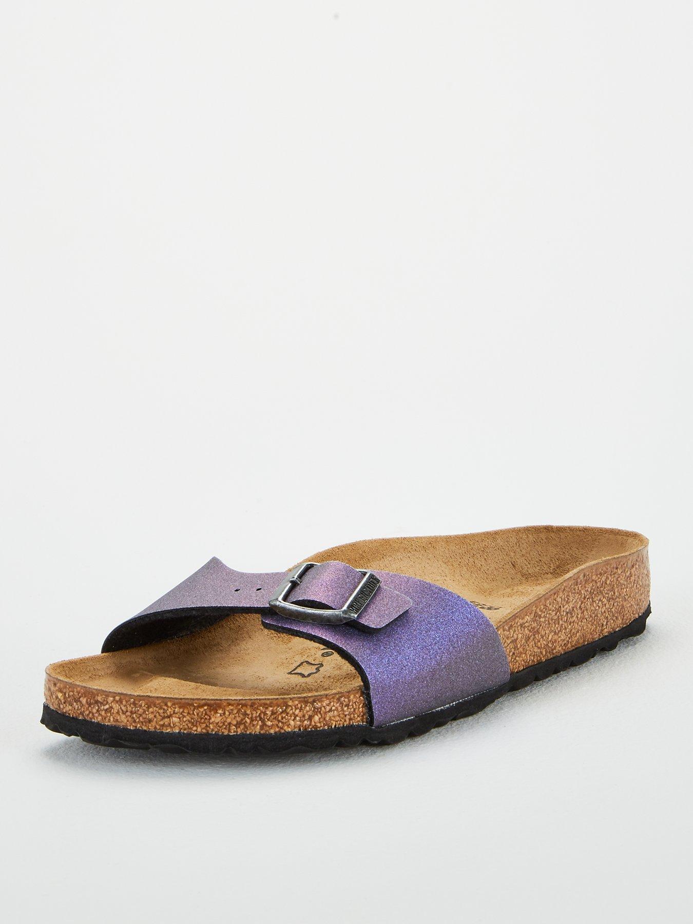 icy metallic violet birkenstock