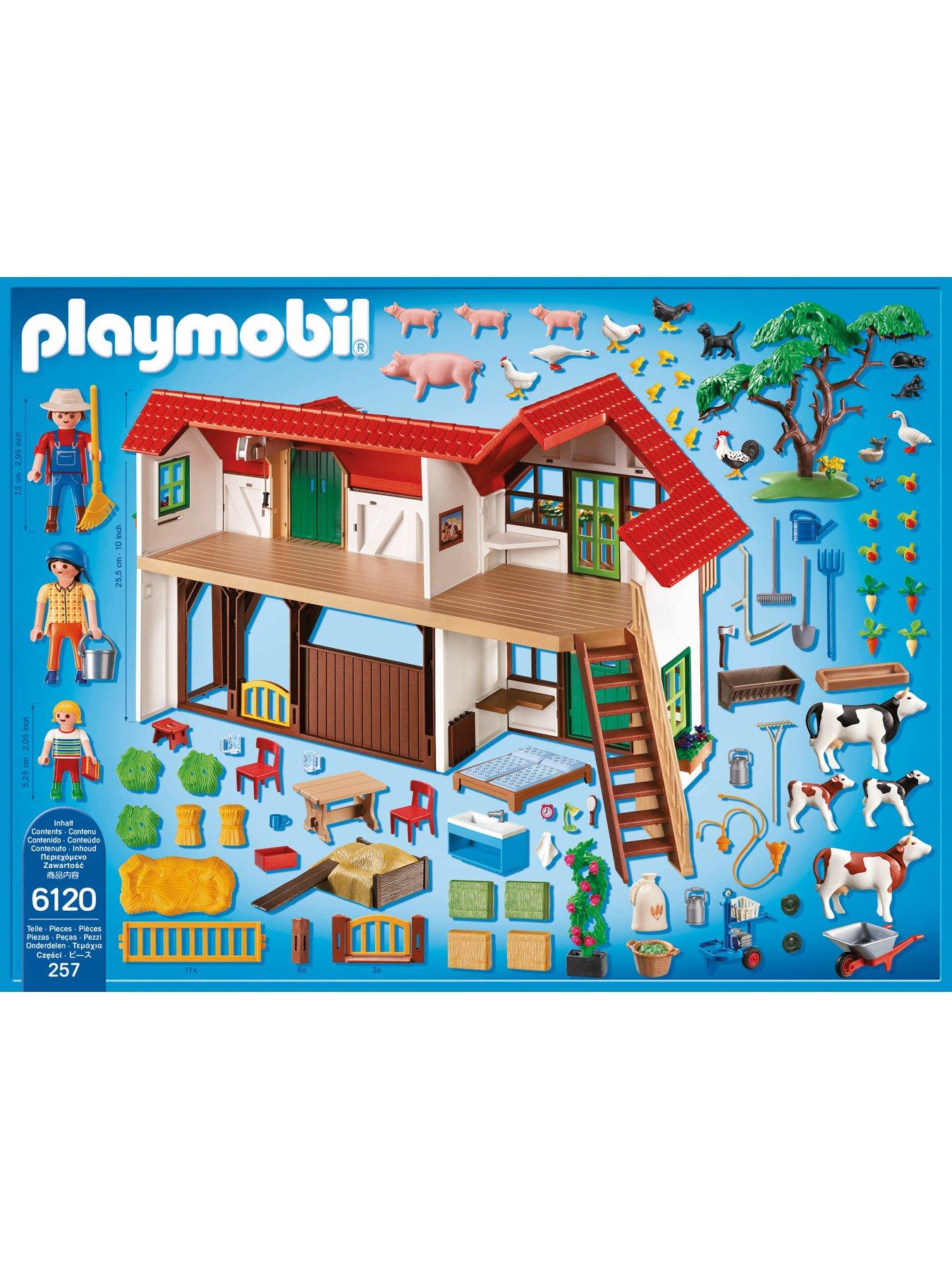 playmobil large farm 6120 asda