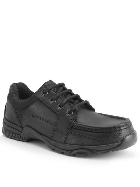 start-rite-dylannbspleather-lace-up-boys-durable-rhino-school-shoes-black