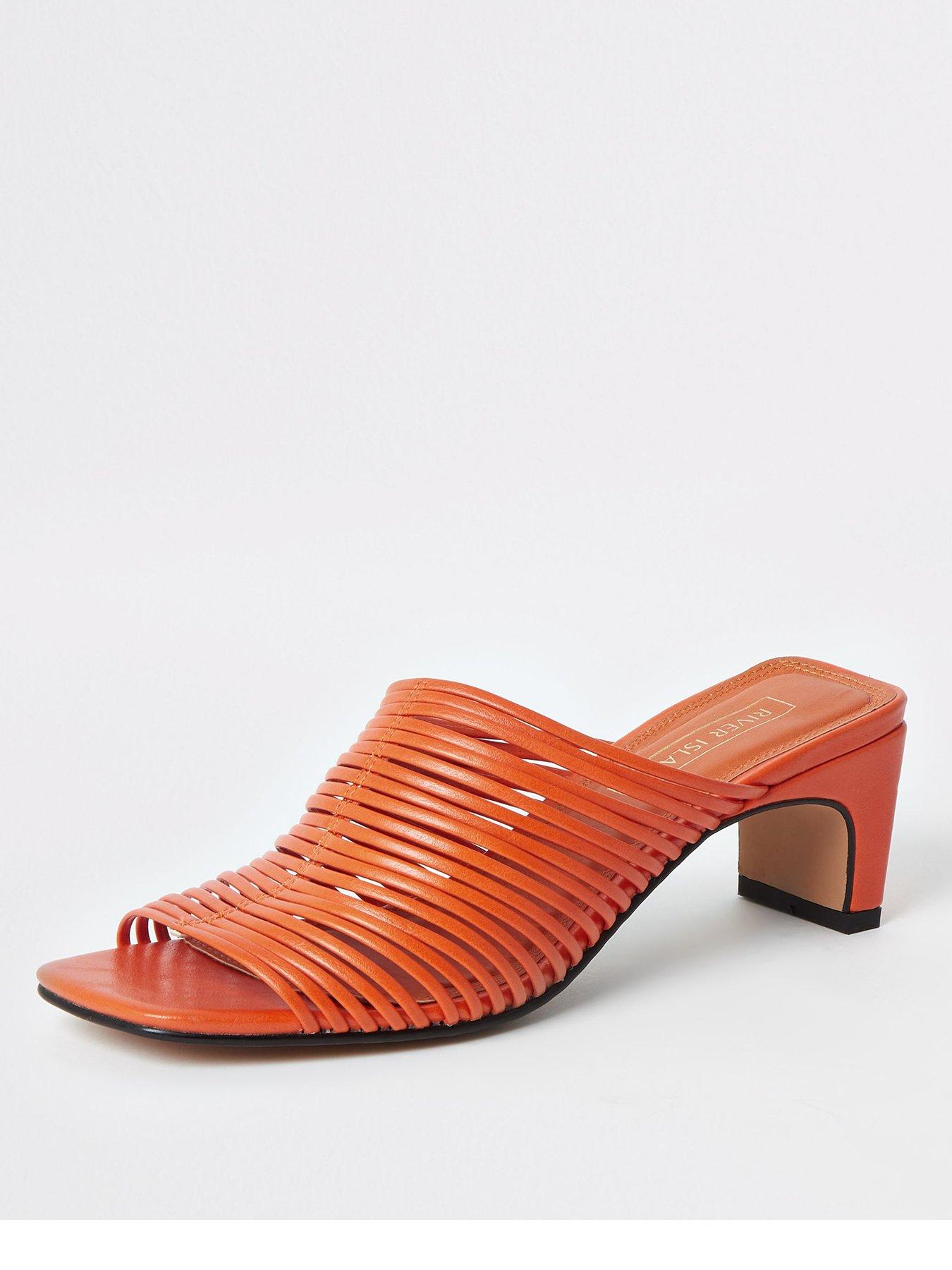 orange shoes river island