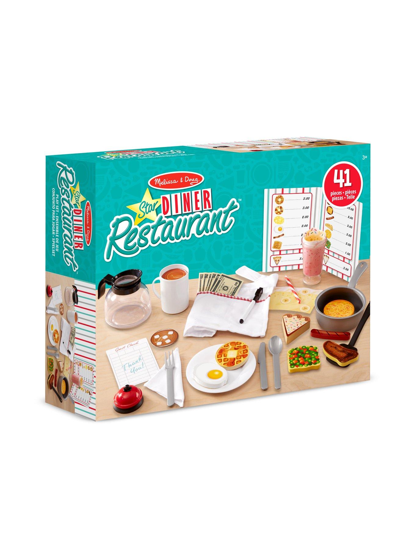 melissa & doug star diner restaurant play set house