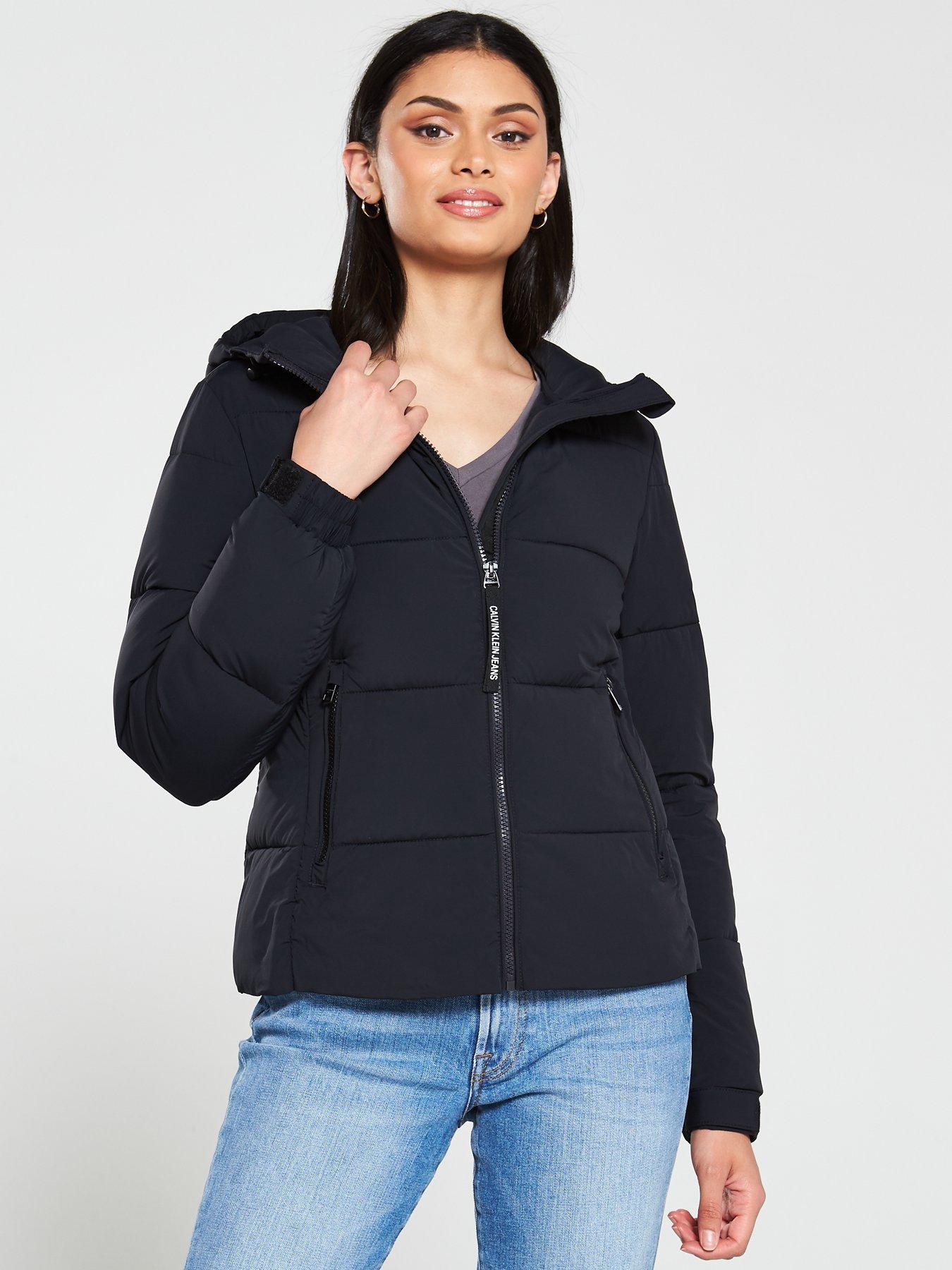 calvin klein quilted insulated padded jacket