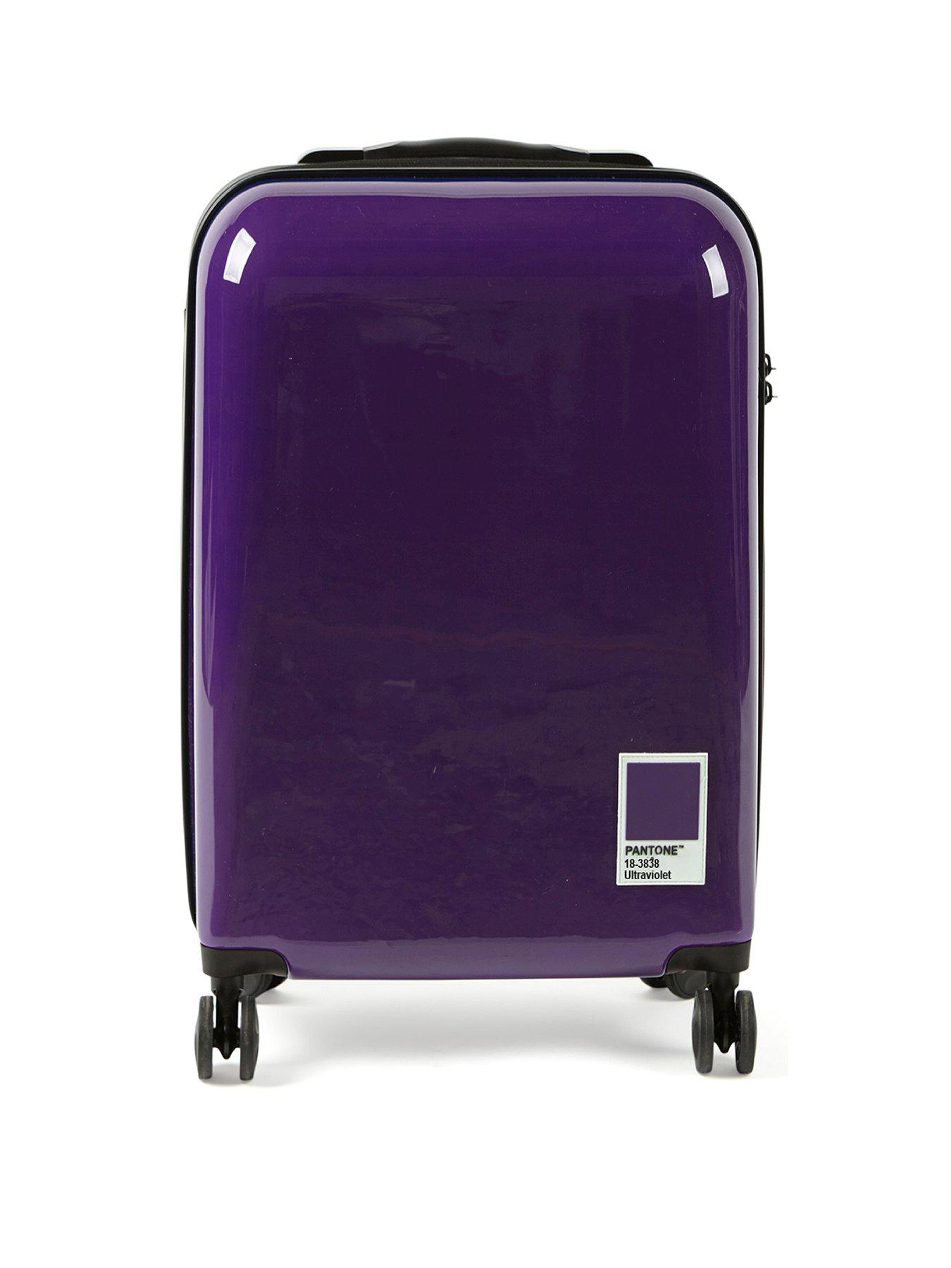 purple cabin luggage