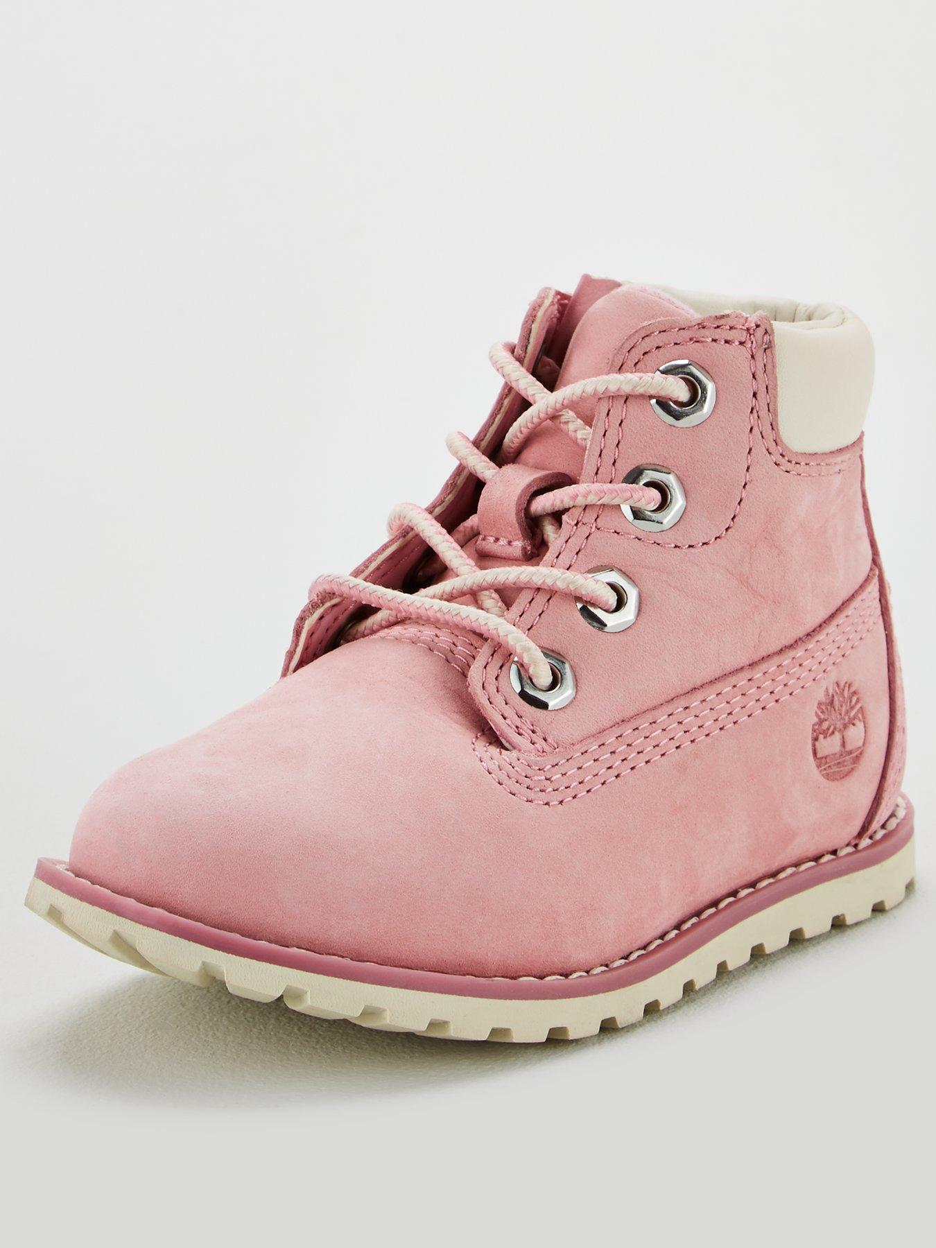 timberland baby pink boots