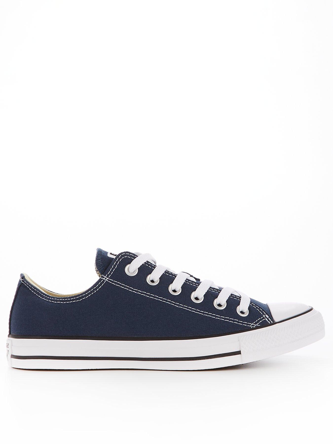 converse all star ox trainers navy