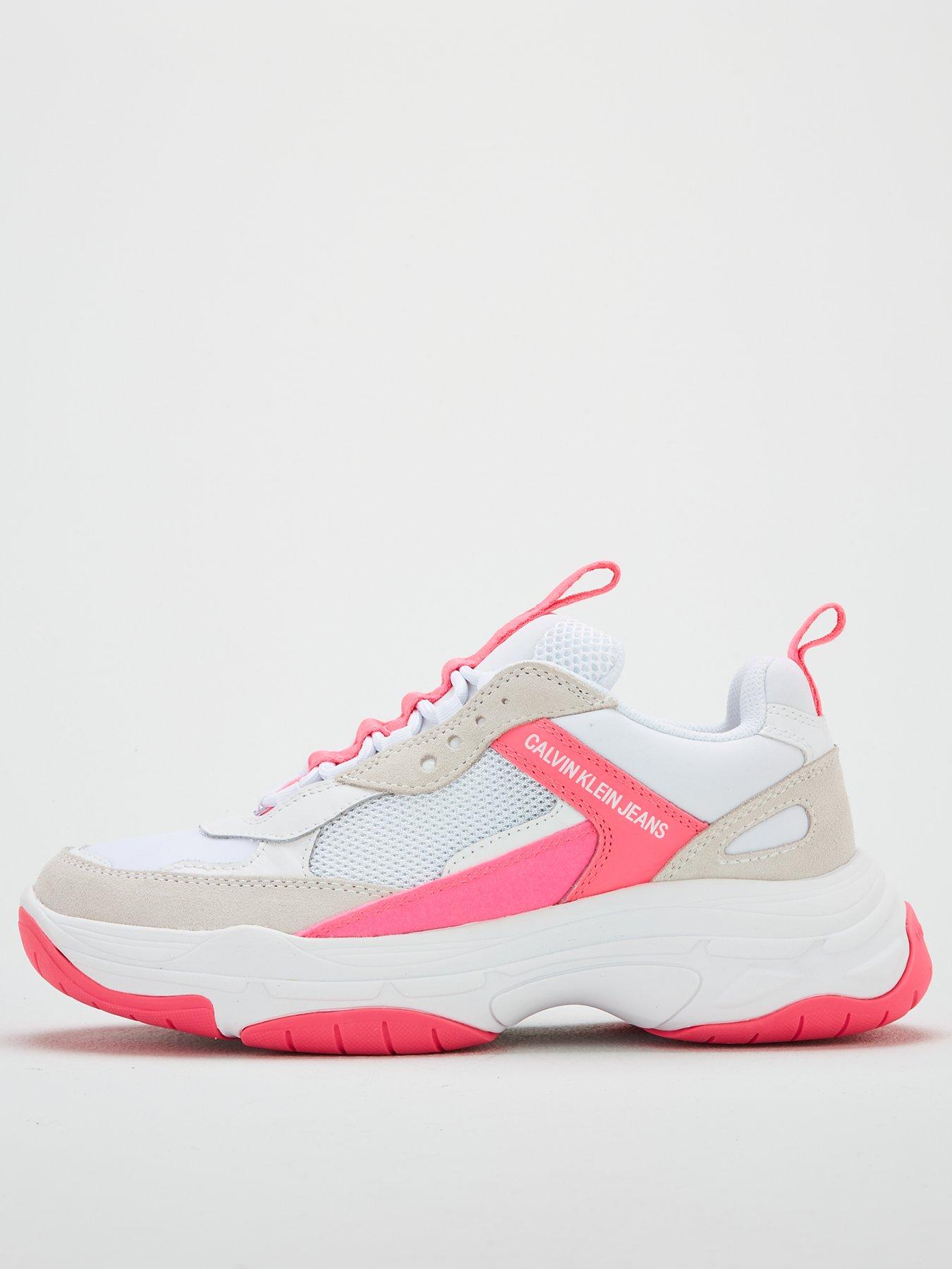calvin klein pink trainers