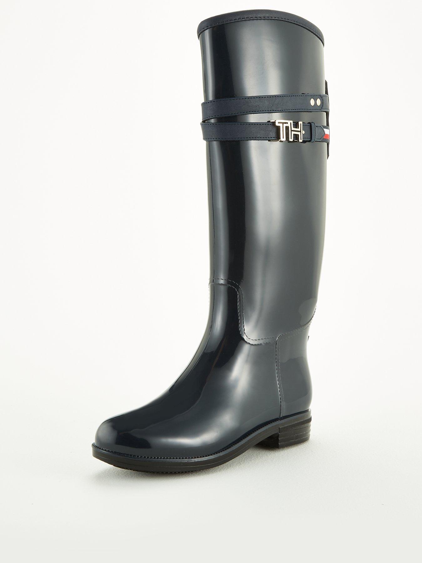 tommy hilfiger signature rain boots