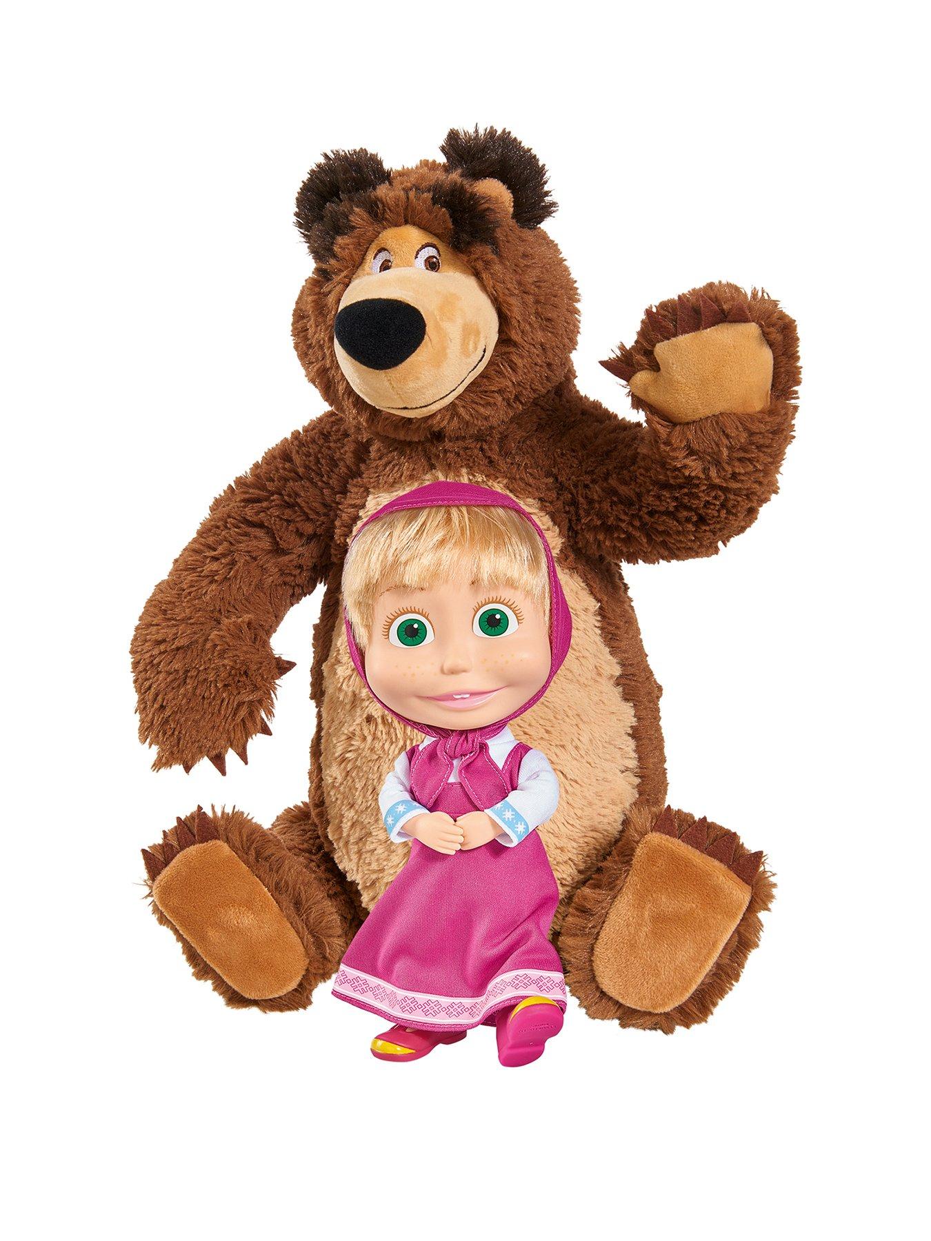 masha and the bear stuffed animal