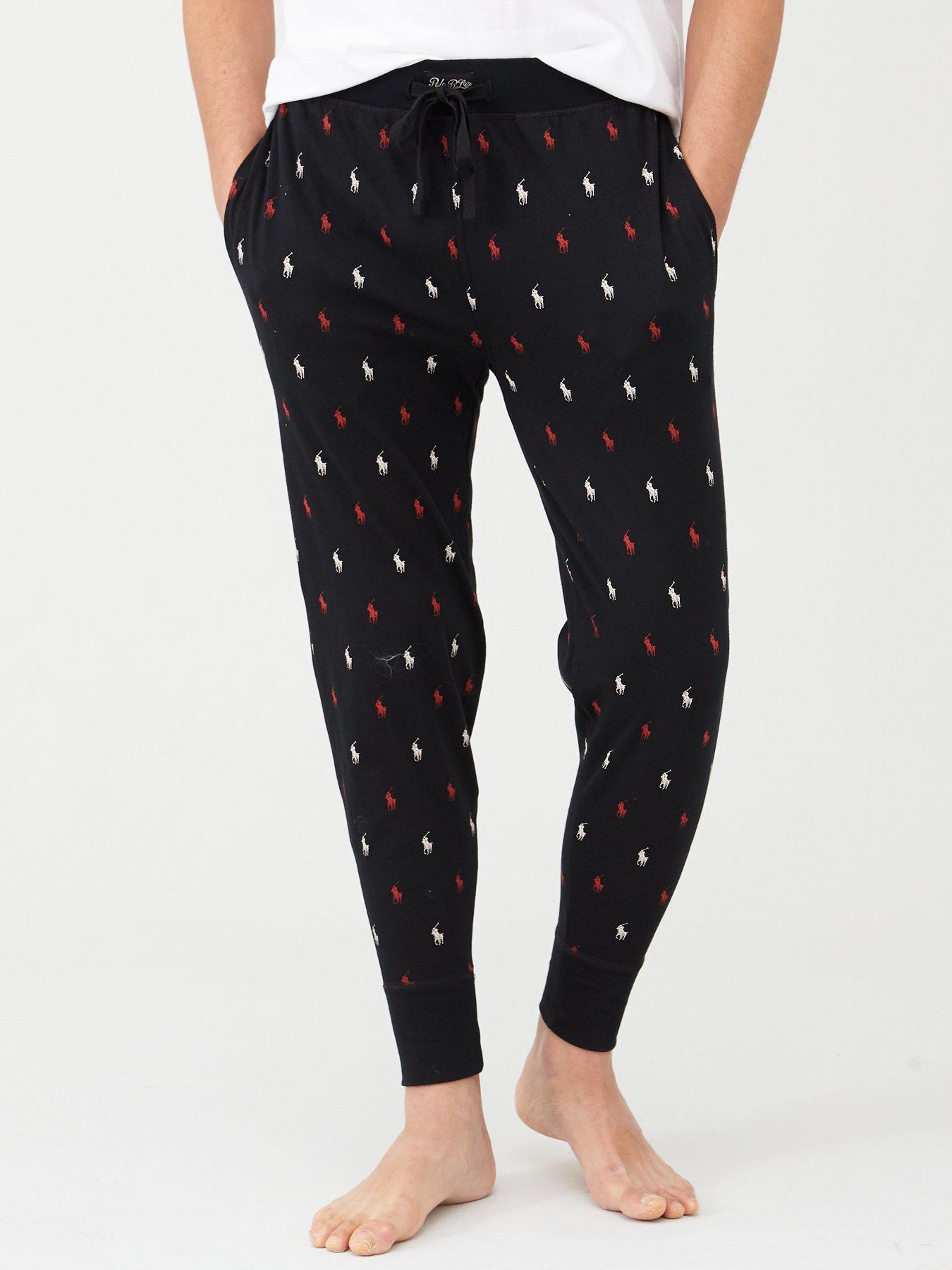 ralph lauren all over print trousers