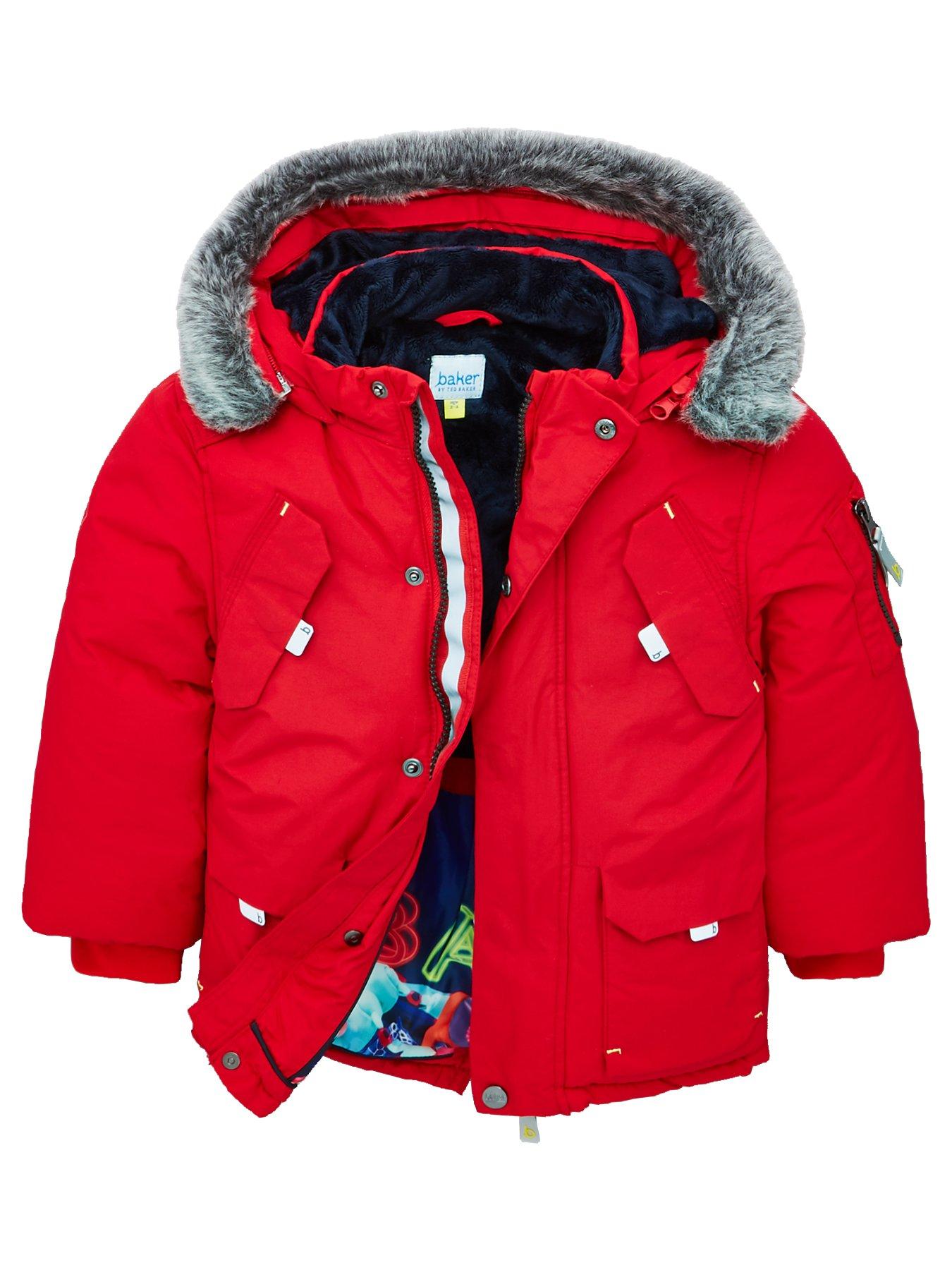 red ted baker coat