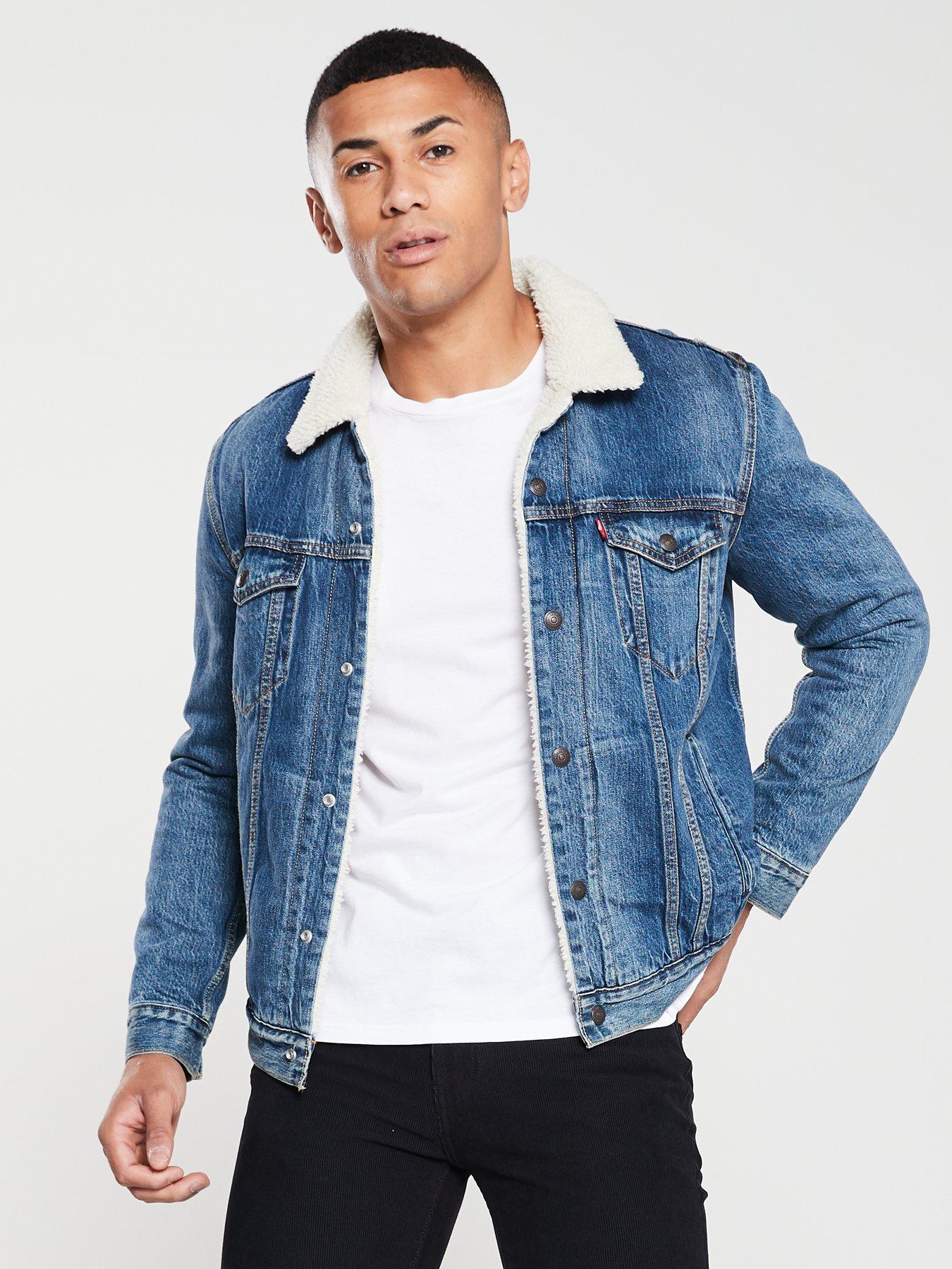 levis mayze sherpa trucker