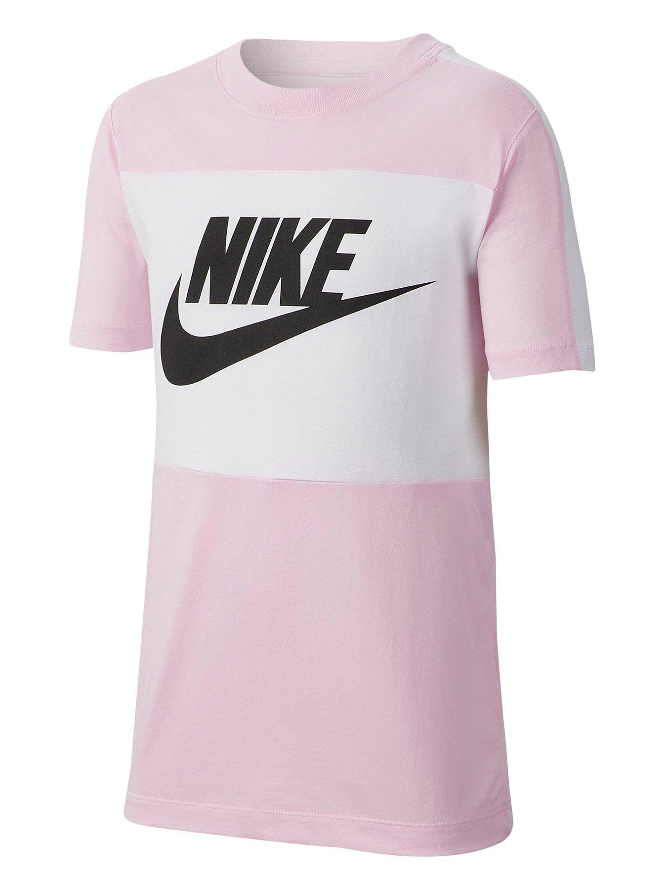 pink nike t shirt