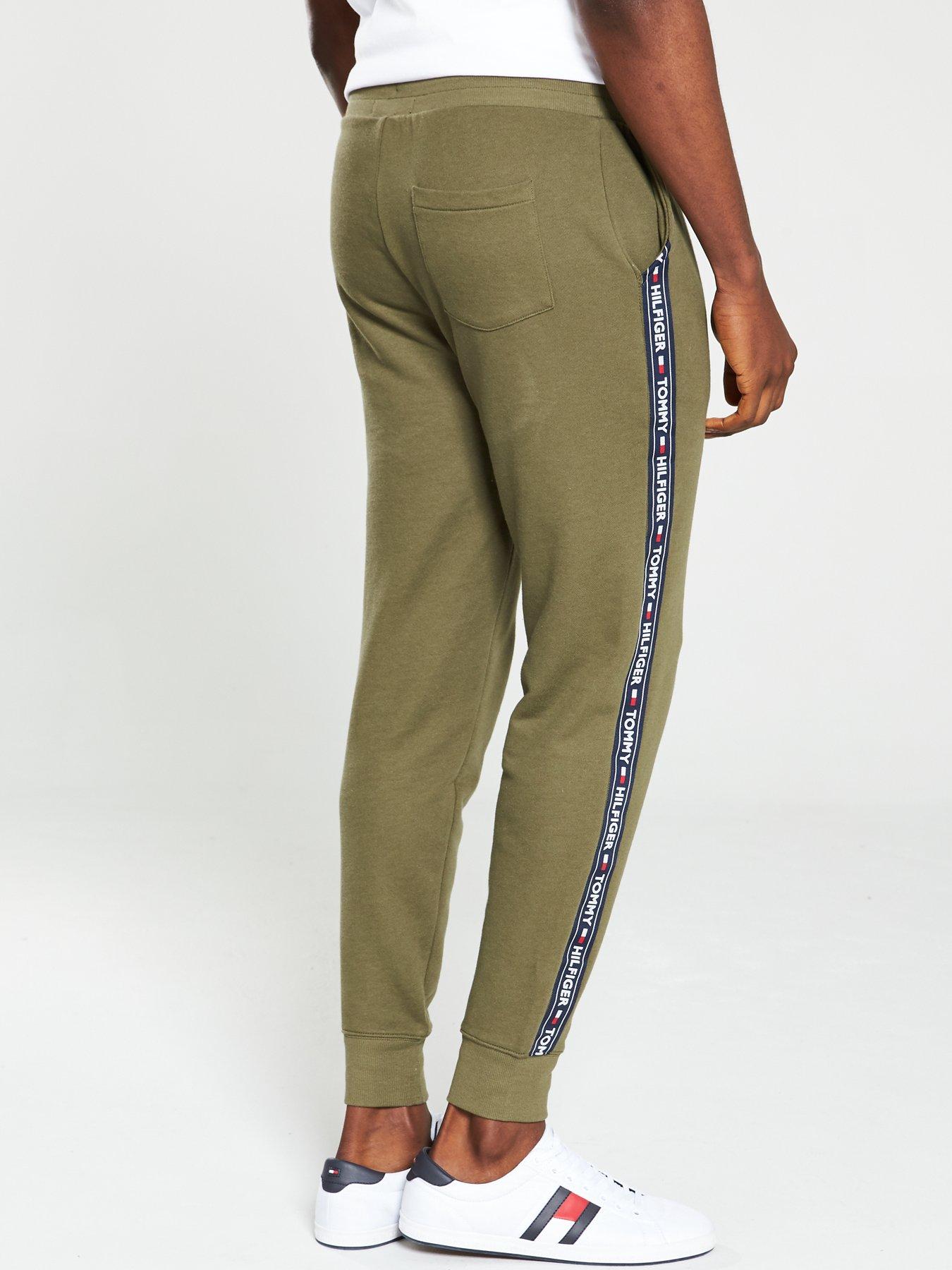 tommy hilfiger side tape track pants