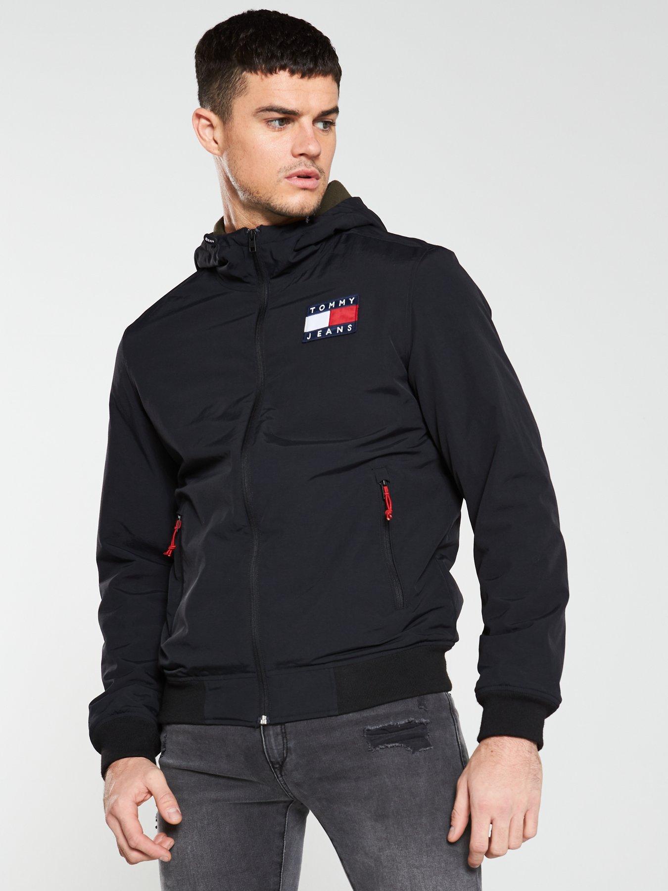 tommy hilfiger padded nylon jacket