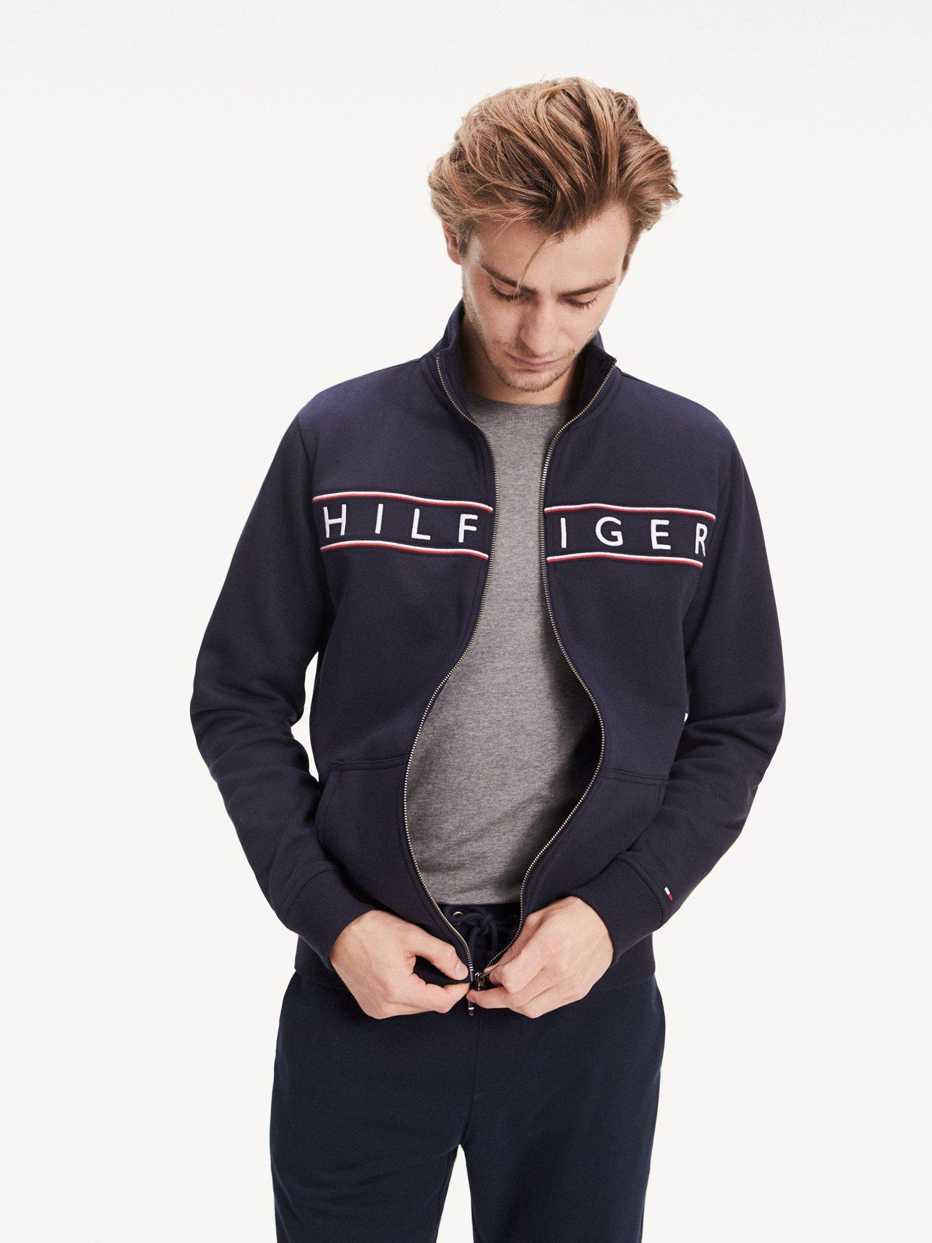 mens tommy hilfiger zip up hoodie