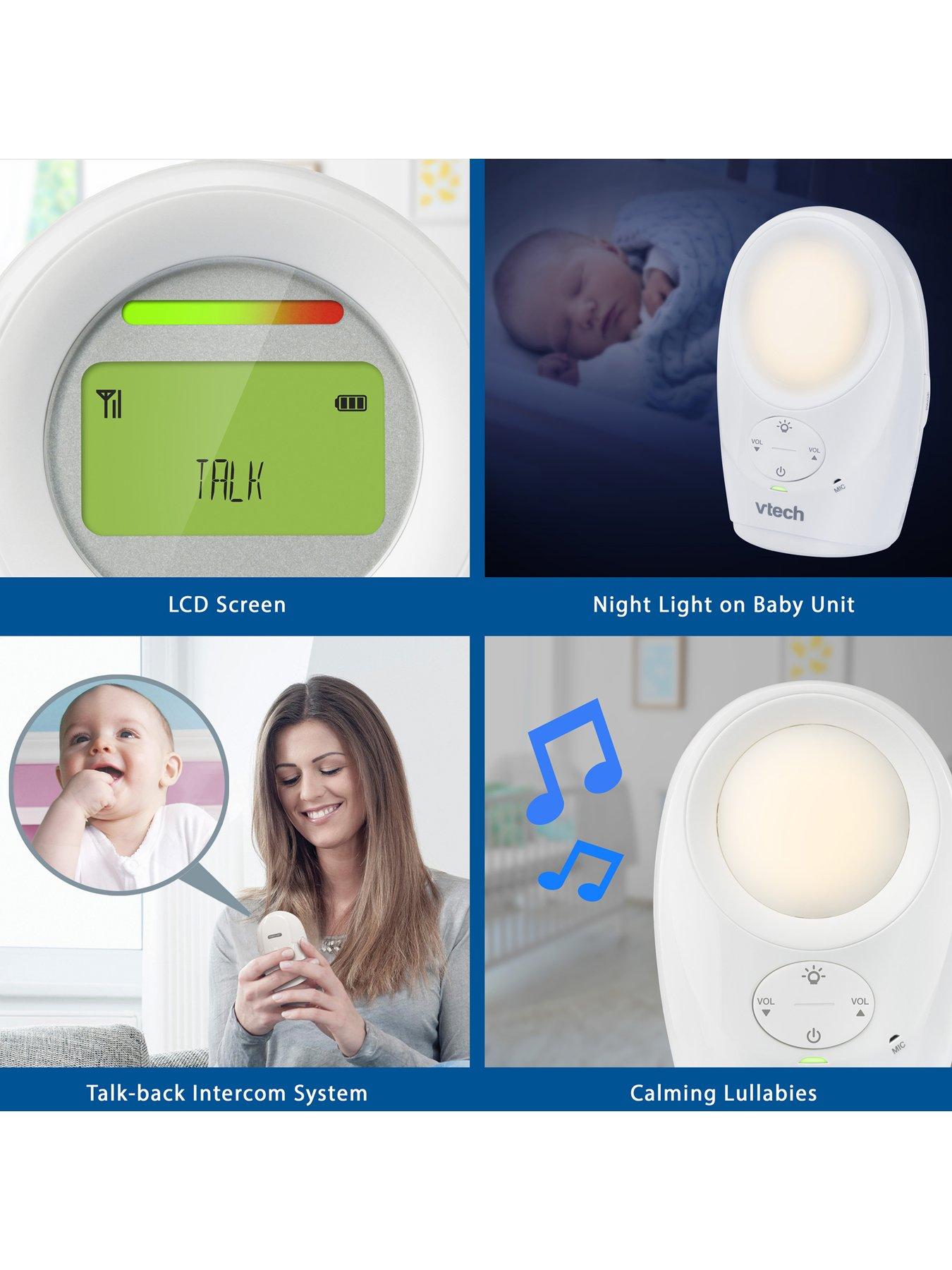 Vtech Safe And Sound Digital Audio Baby Monitor With Lcd Dm1211 Littlewoodsireland Ie