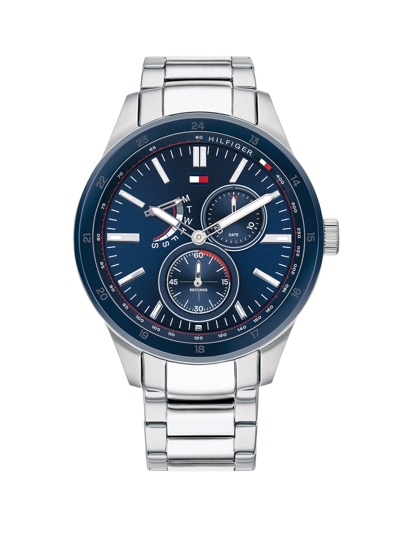 tommy hilfiger watch men's stainless steel bracelet