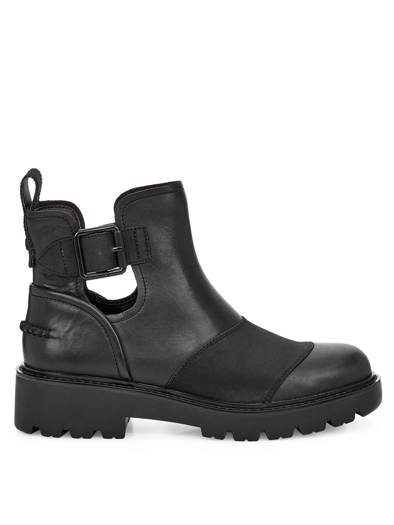 ugg black stockton ankle boot