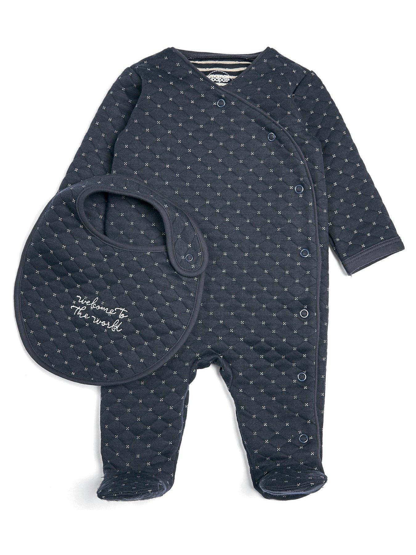 quilted sleepsuit baby