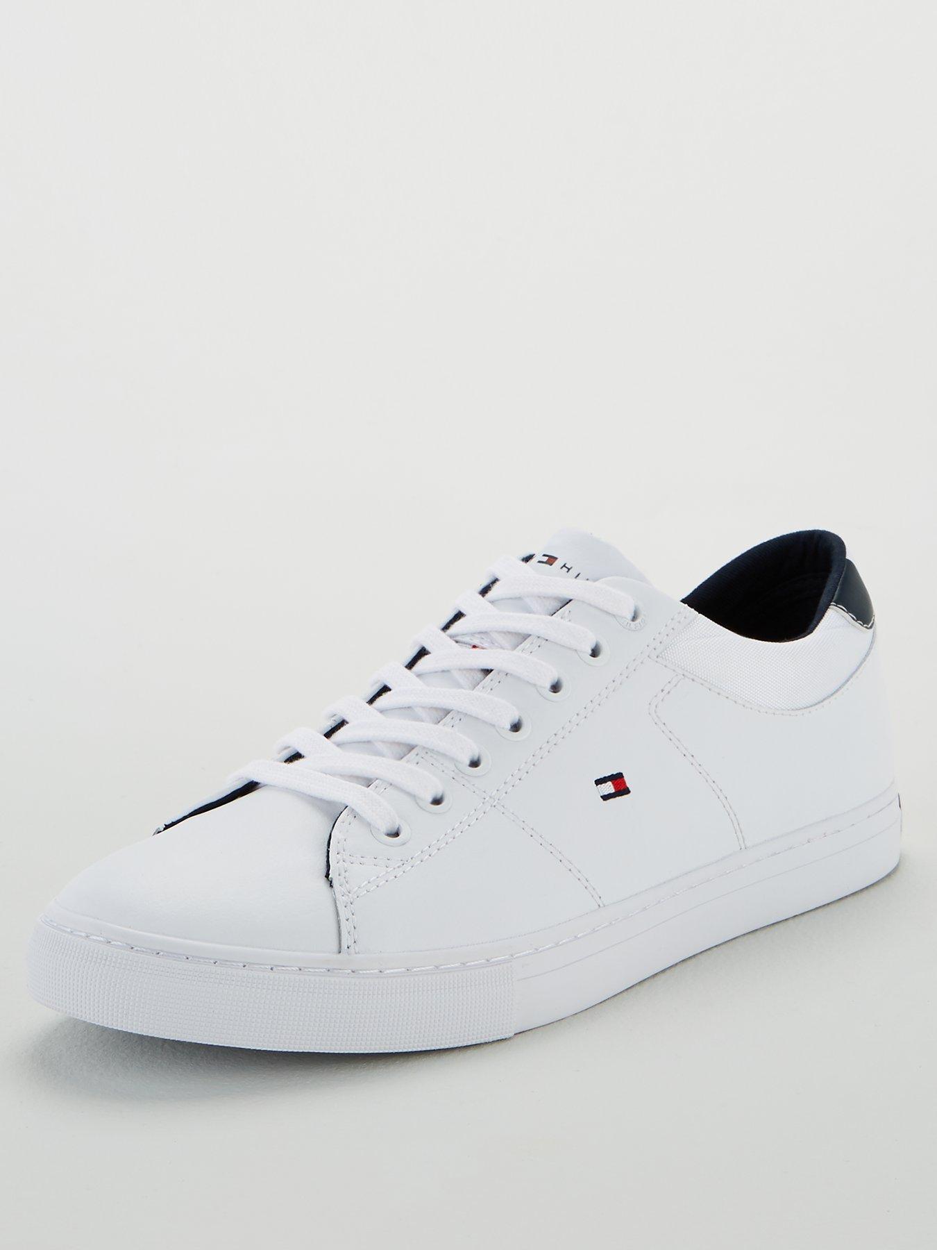 mens tommy hilfiger trainers white