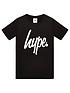 hype-boys-core-script-t-shirt-blackfront
