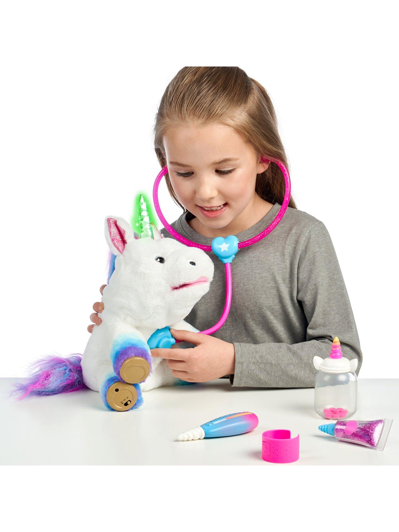 Little Live Pets Little Live Pets Rainglow Unicorn Vet Set Littlewoodsireland Ie