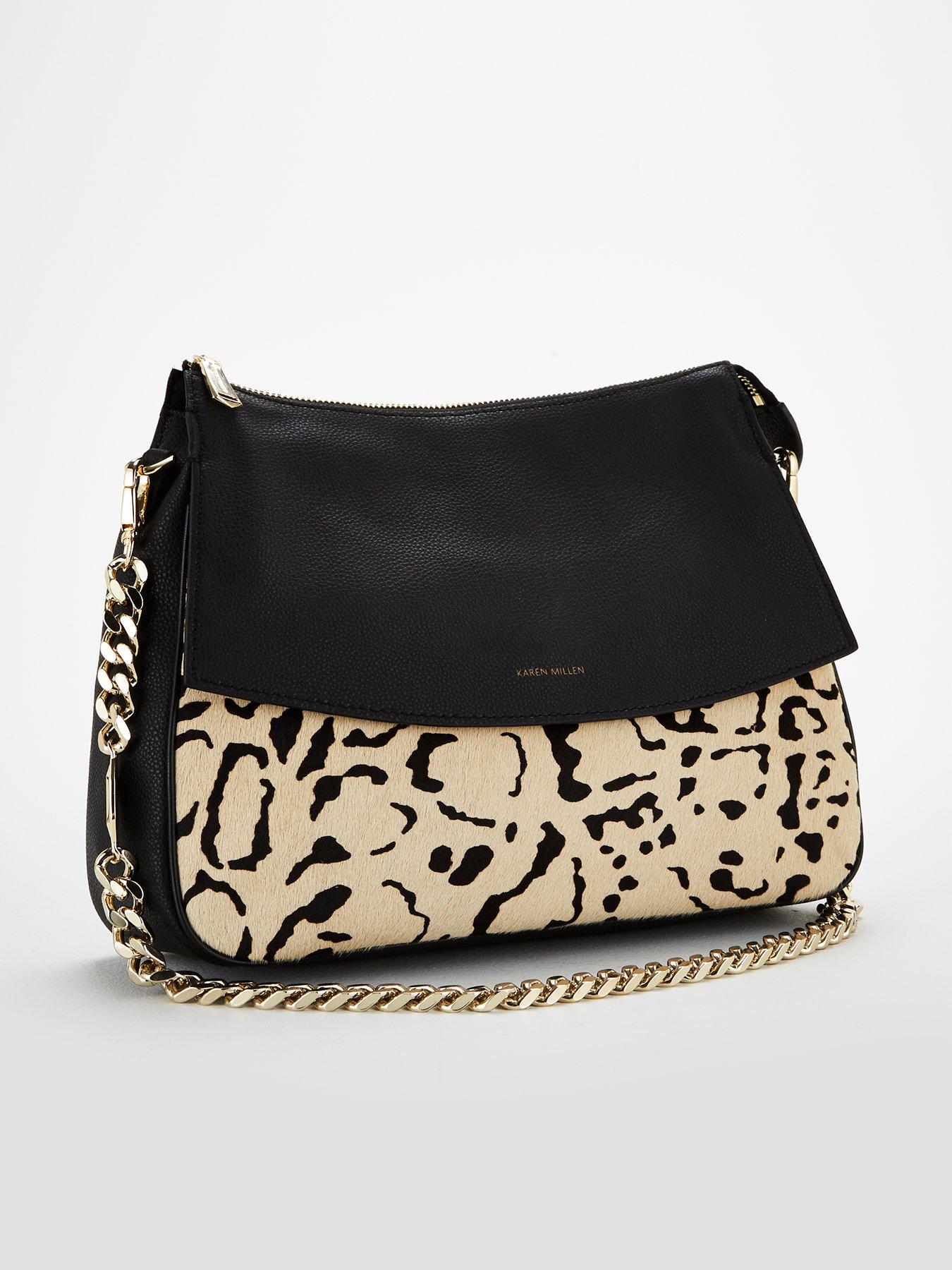 karen millen leopard bag