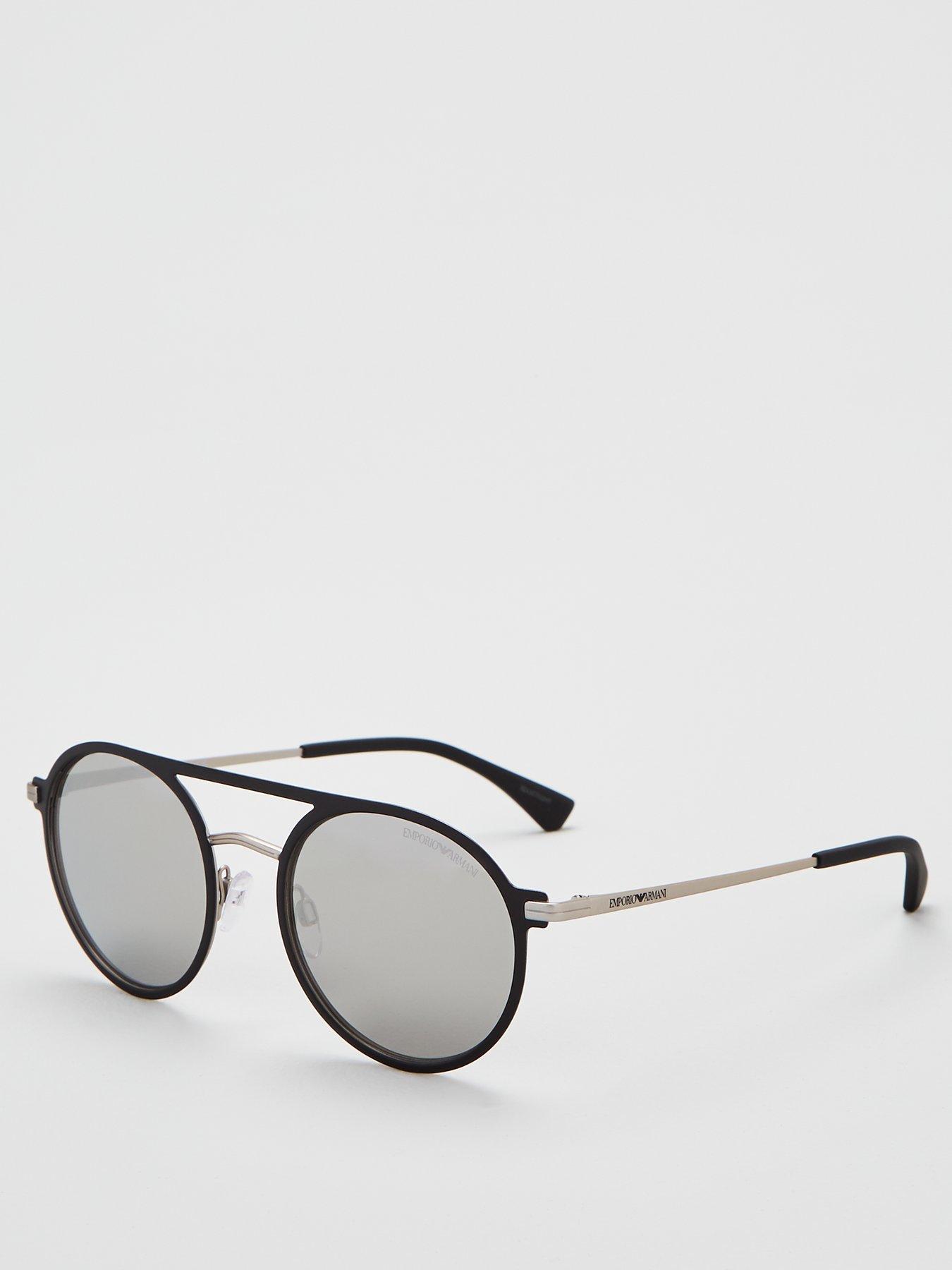 emporio armani round glasses