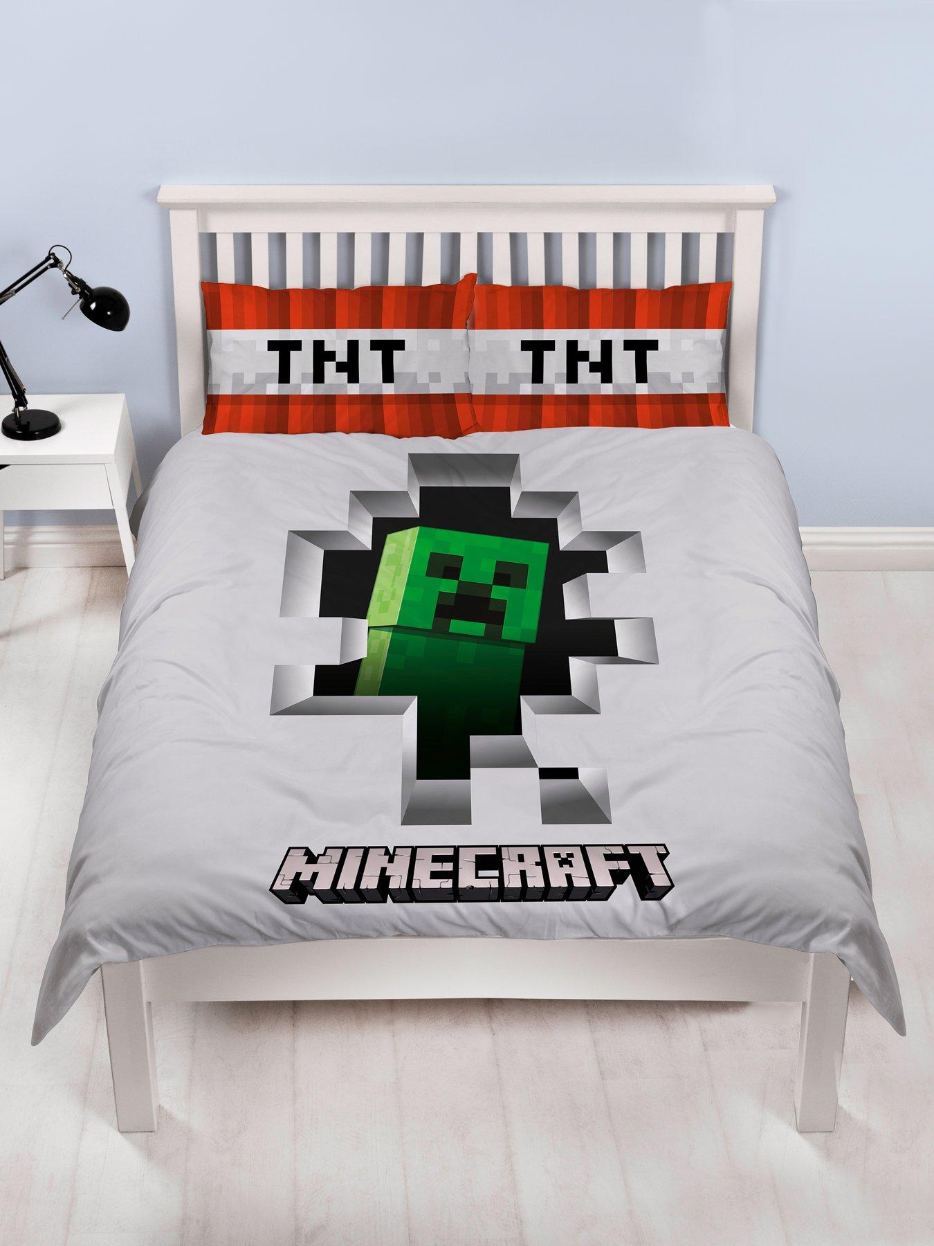 Minecraft Dynamite Reversible Double Duvet Cover Set