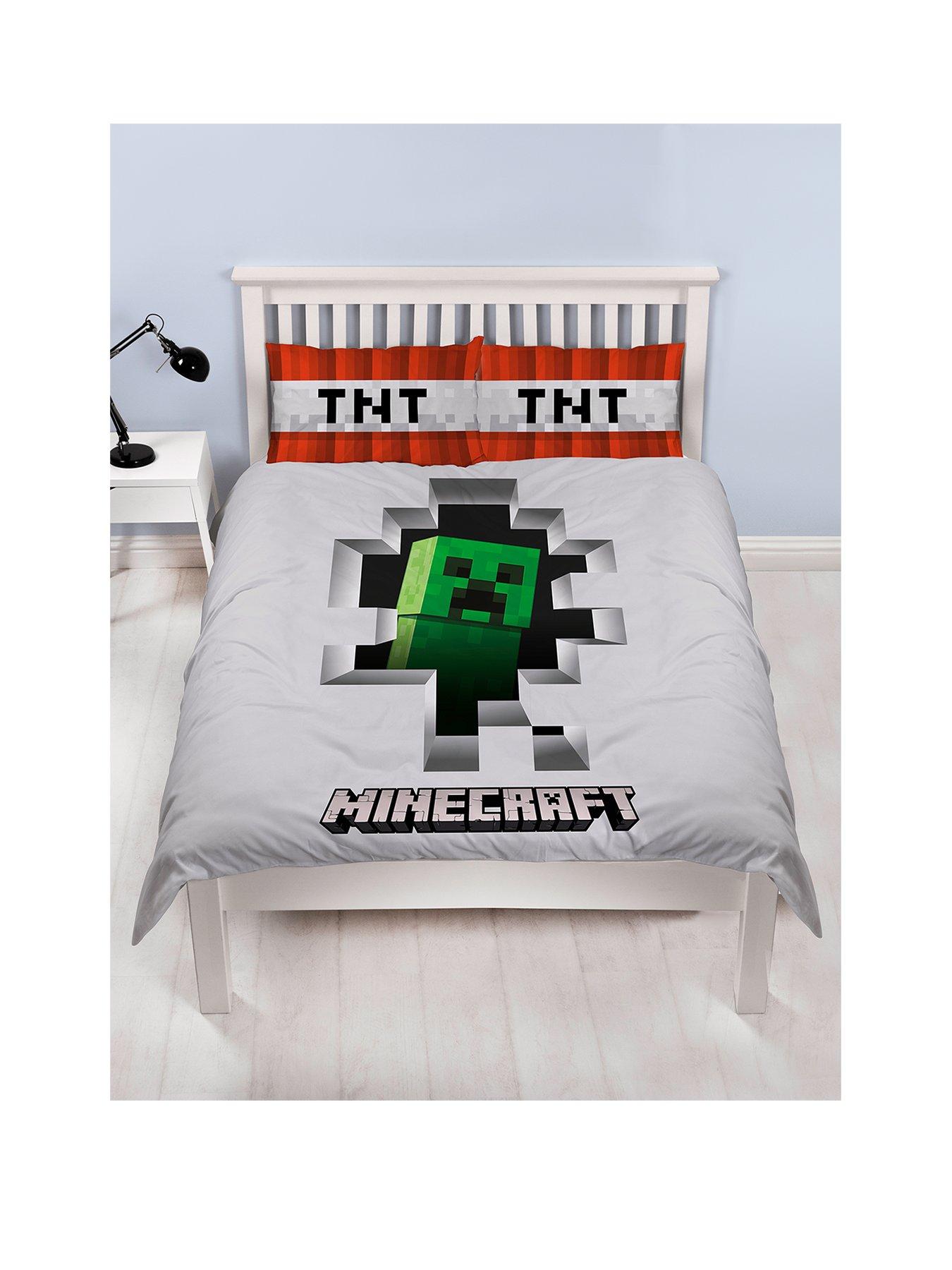 Minecraft Dynamite Reversible Double Duvet Cover Set