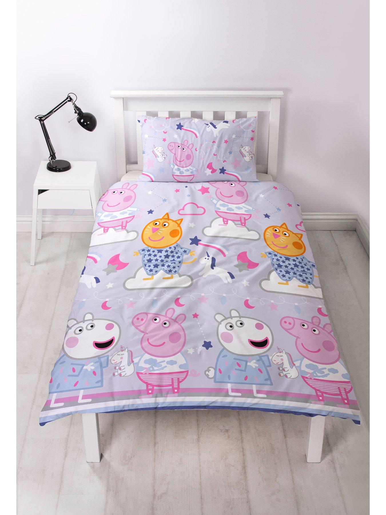 Peppa Pig Sleepy Single Duvet Cover Set Littlewoodsireland Ie