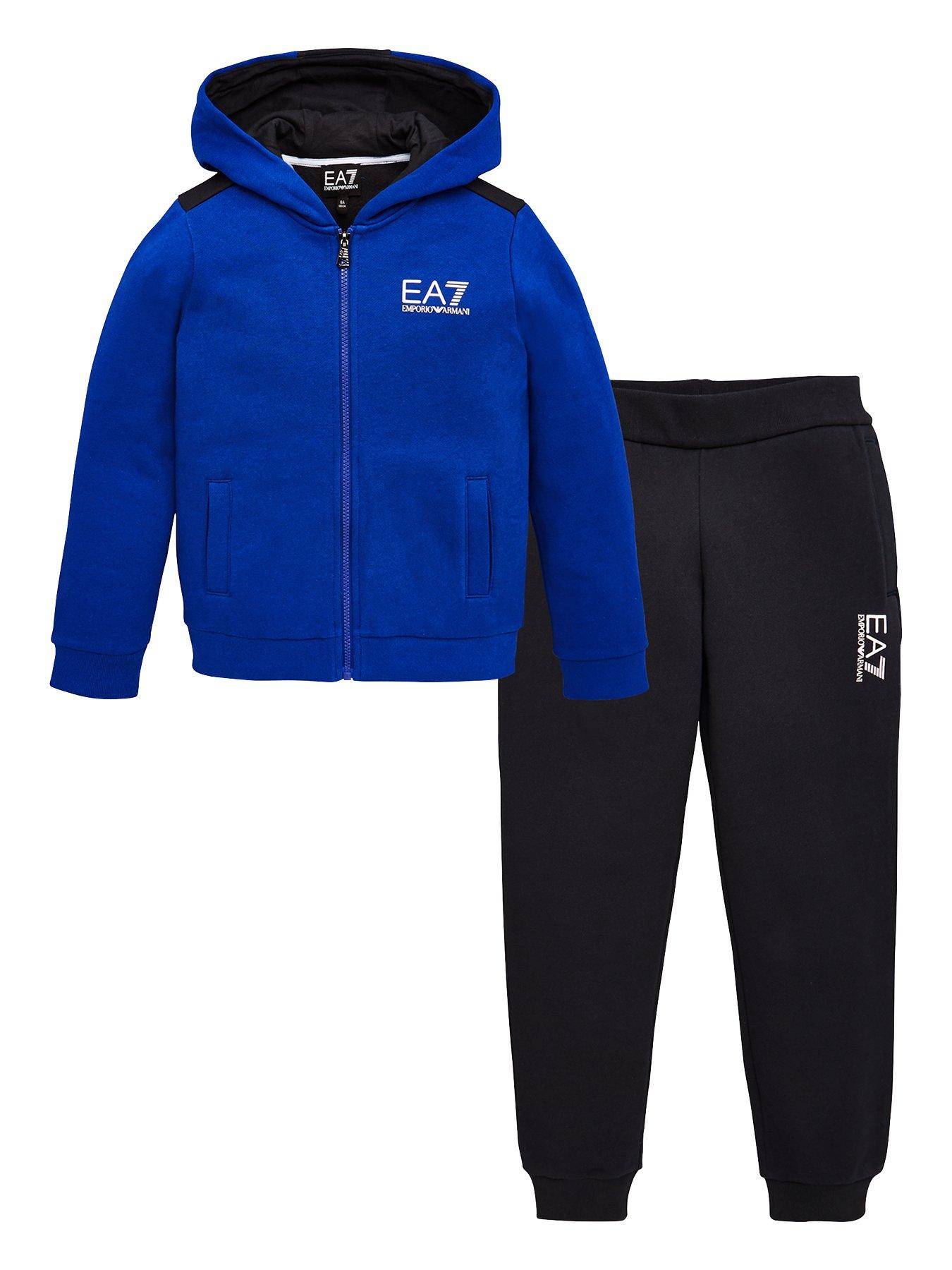 Shelikes Kids Boys Girls Children School Jog Pants Sports Games Trouser  Bottoms Hooded Tracksuit Age 4-14 Years Active Active Top & Bottom Sets