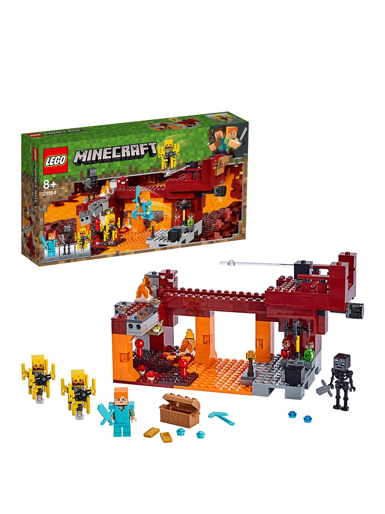 lego minecraft skeleton set