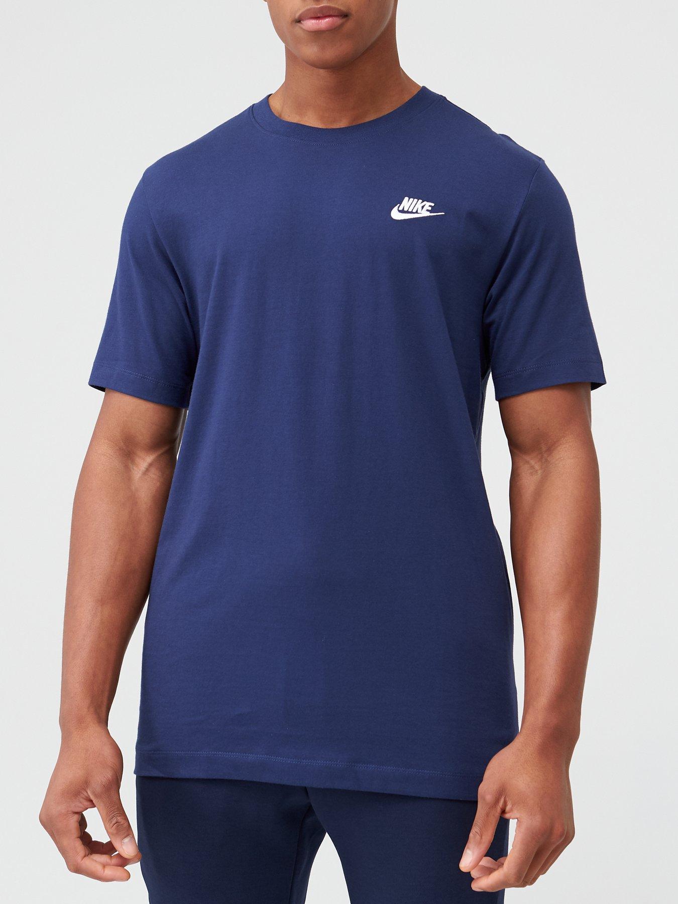 nike club t shirt blue