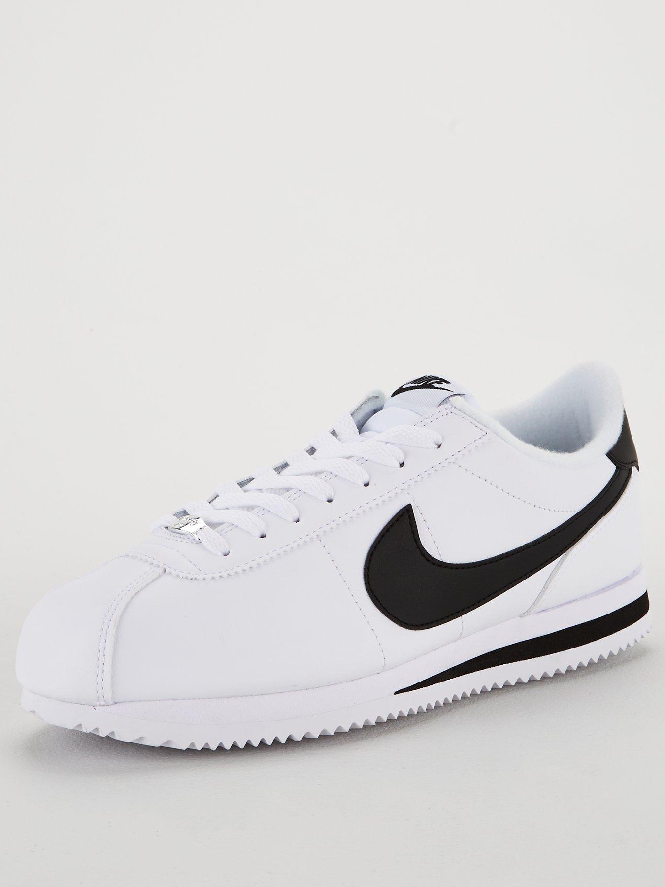 nike cortez basic white