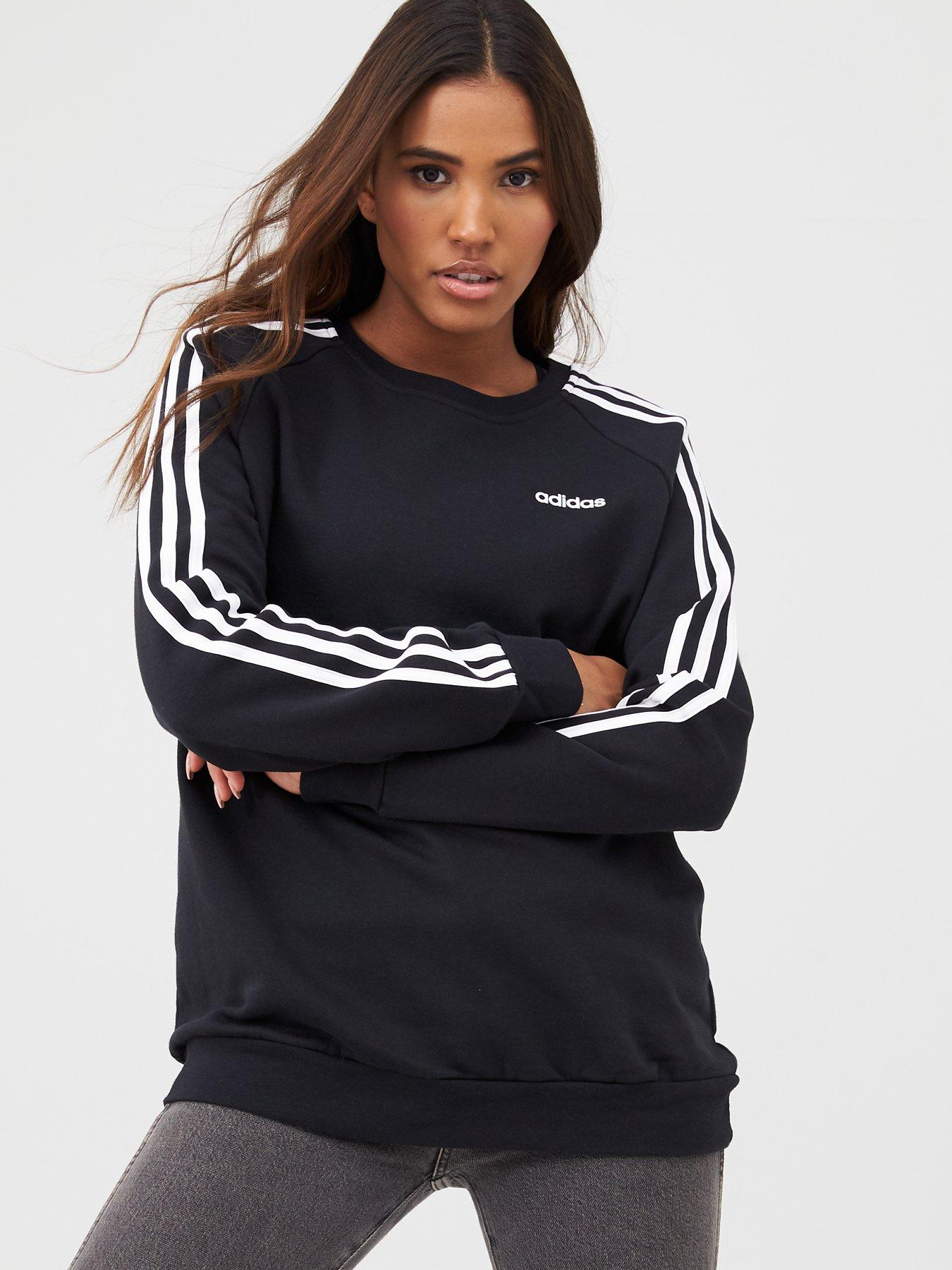 adidas essential boyfriend fit crew sweater