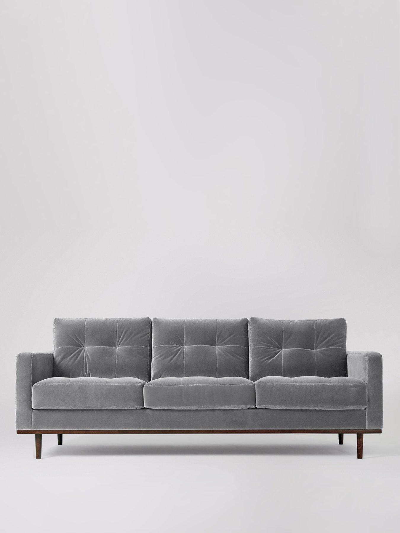 Swoon Berlin Fabric 3 Seater Sofa Littlewoodsireland Ie